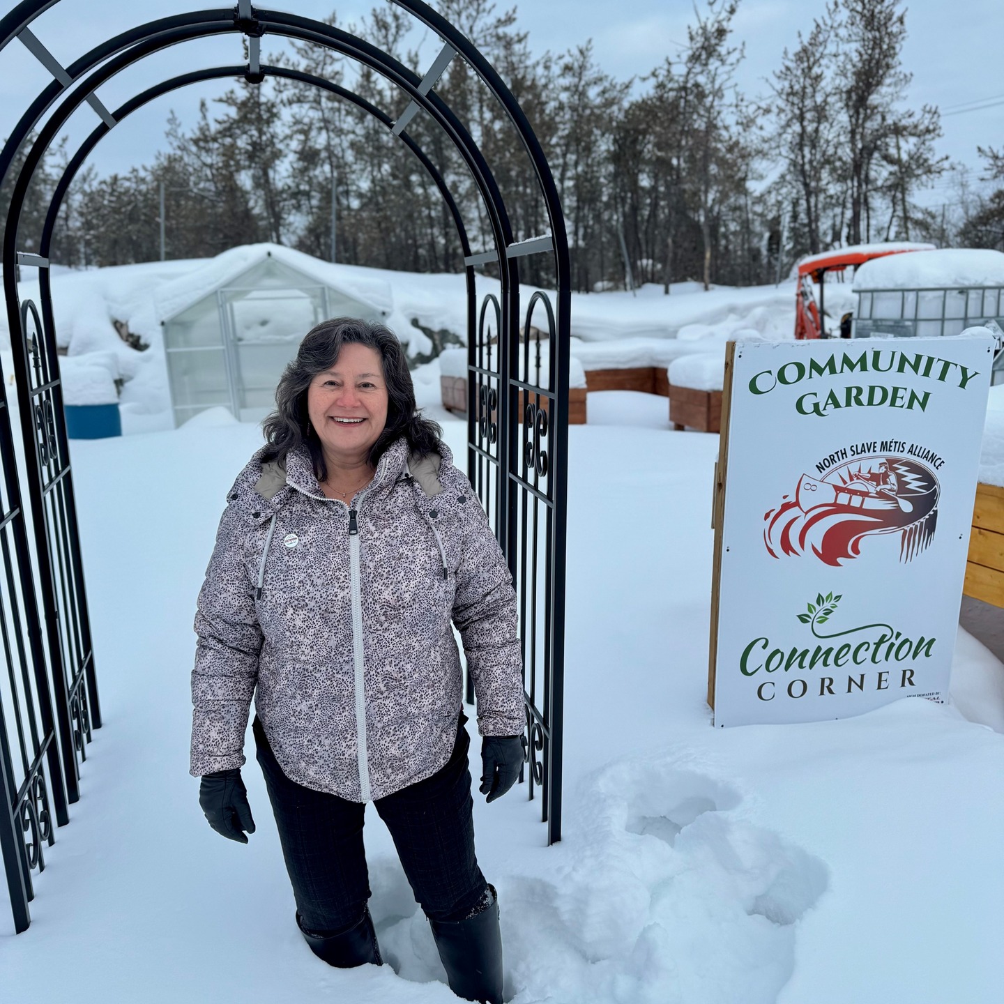 Jeff Stewart with Food Day Canada came to Yellowknife to participate in the Grow NWT Conference on Feb. 20-21, 2025. He stayed an extra week to interview people who feed and nourish others.
After Shirley Coumont’s key note presentation at the Grow NWT Conference featuring the North Slave Métis community garden, Jeff met with her and President Marc Whitford to see what NSMA is doing to increase food sovereignty and food security. He is on his way to Inuvik next to actively promote the growth and study of our distinctively Canadian food culture. His mother, Anita Stewart, a cookbook author, a champion of the food scene and a Member of the Order of Canada, founded Food Day Canada in 2003 where she motivated Canadians to celebrate Canada’s rich bounty. Her mantra was “Canada IS food and the world is richer for it.” Join and celebrate with Food Day Canada August 2, 2025.
Visit www.fooddaycanada.ca/@fooddaycanada for more information! 🌱