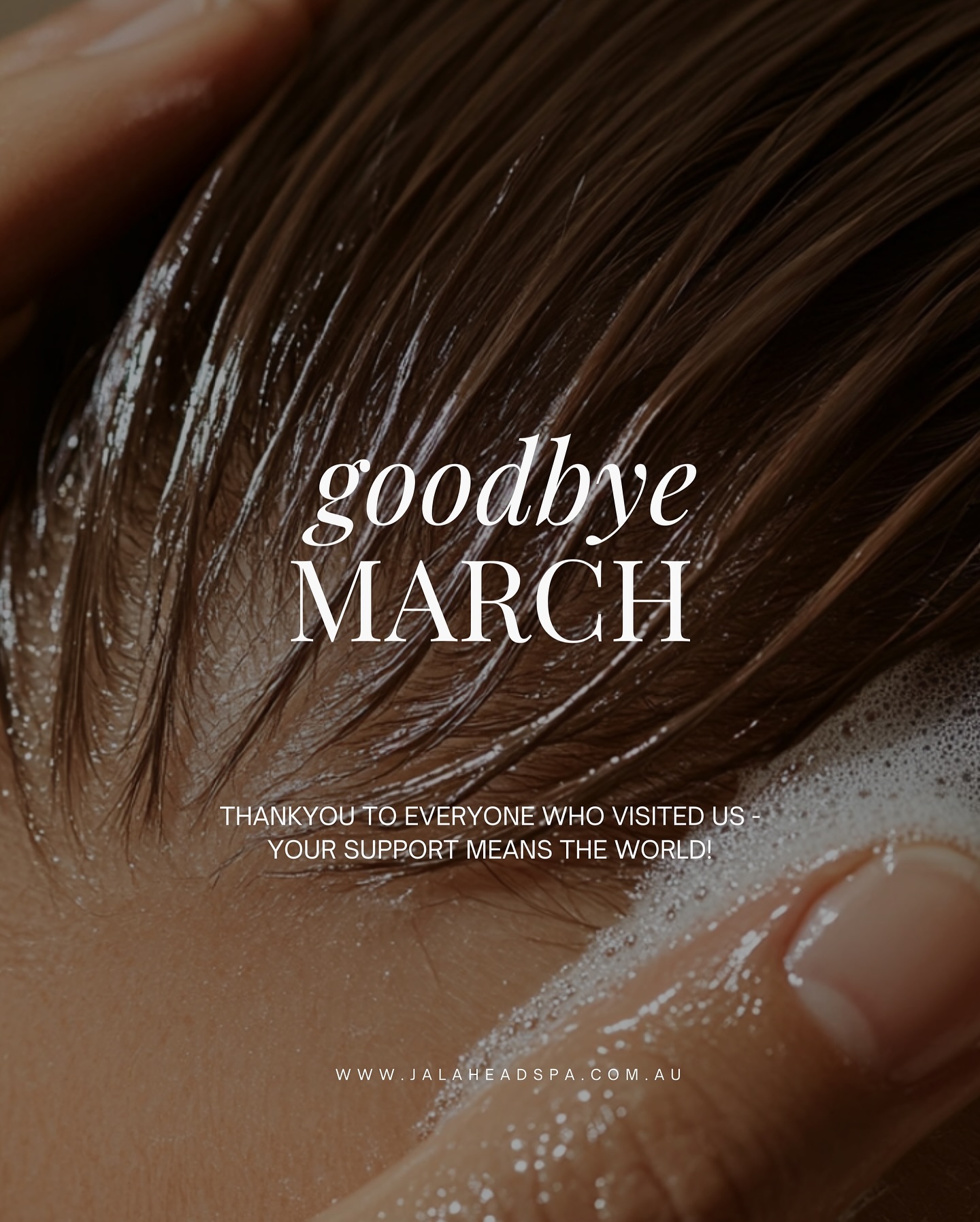 March was all about relaxation & glowing scalps! Thank you to everyone who visited us, your support means the world.🥰
Book your April head spa session now!
#HeadSpaGoldCoast #ThankYouClients #GoldCoastHeadSpa #GoldCoastHeadMassage #HeadMassageGoldCoast