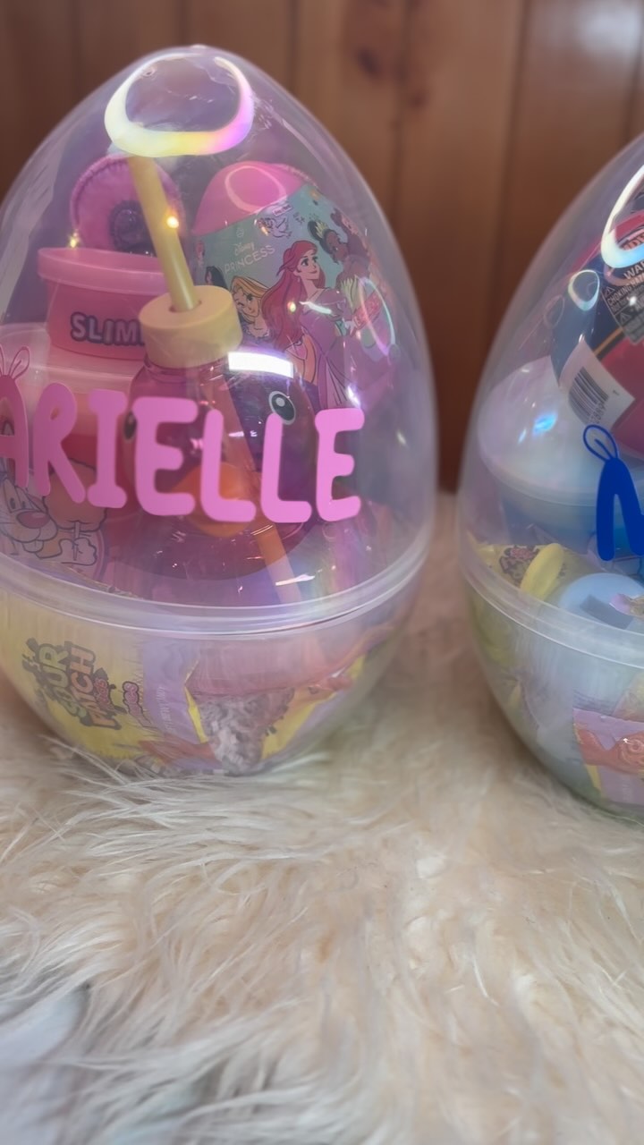 Starting Easter baskets early this year! ✨🐣💖
Personalize your own holographic egg filled with adorable Easter goodies!
Order now to make Easter extra special! 🌸🐰🥚
#EasterBasket #PersonalizedGifts #EasterEggs #SpringVibes #EasterGoodies #CustomGifts #GiftIdeas #EasterMagic