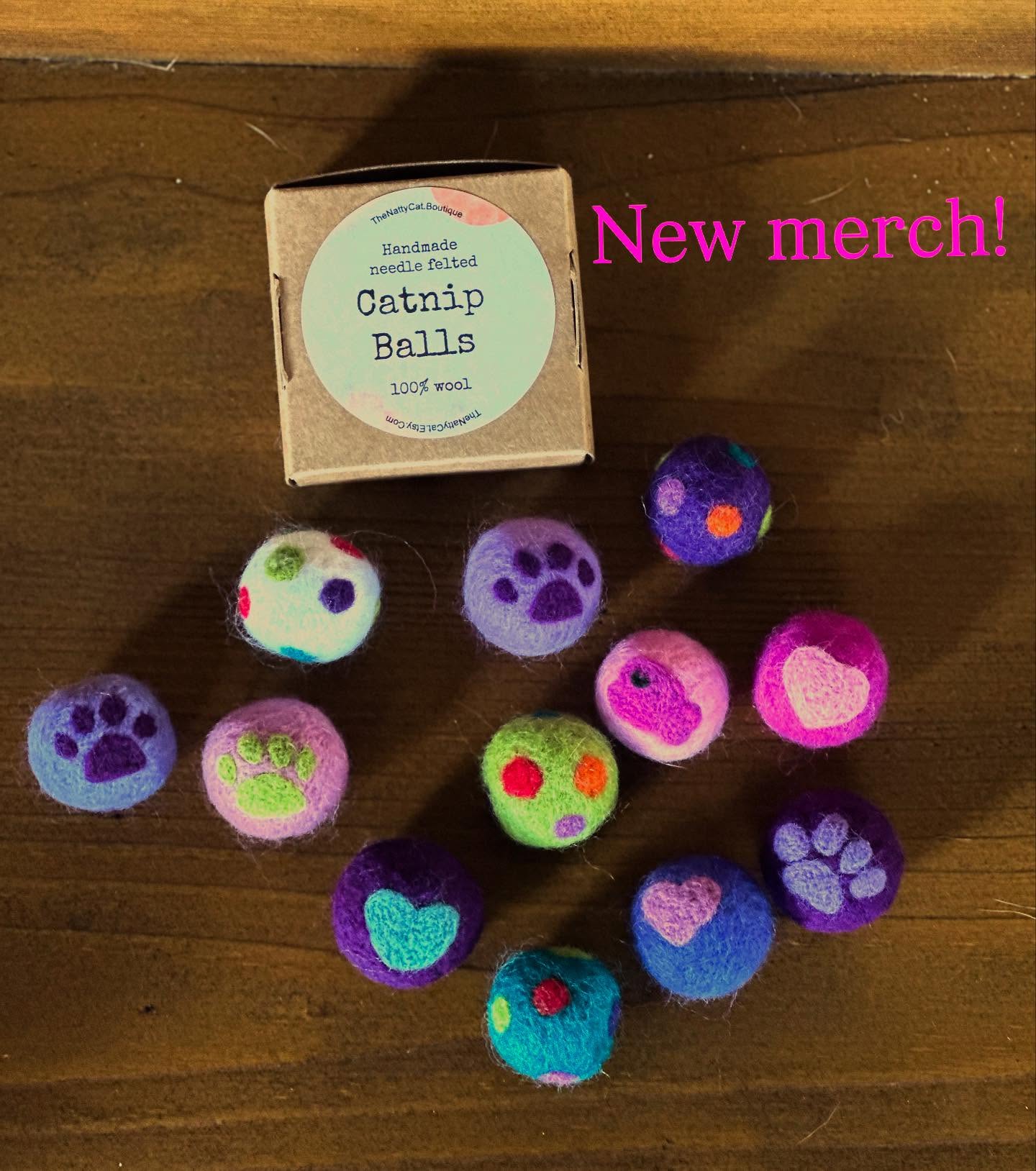 Come celebrate International Women’s Day with us @perennialbeer on Saturday 3/8/2025 and shop lots of local vendors. I’ve got some new merchandise including these irresistible catnip balls.