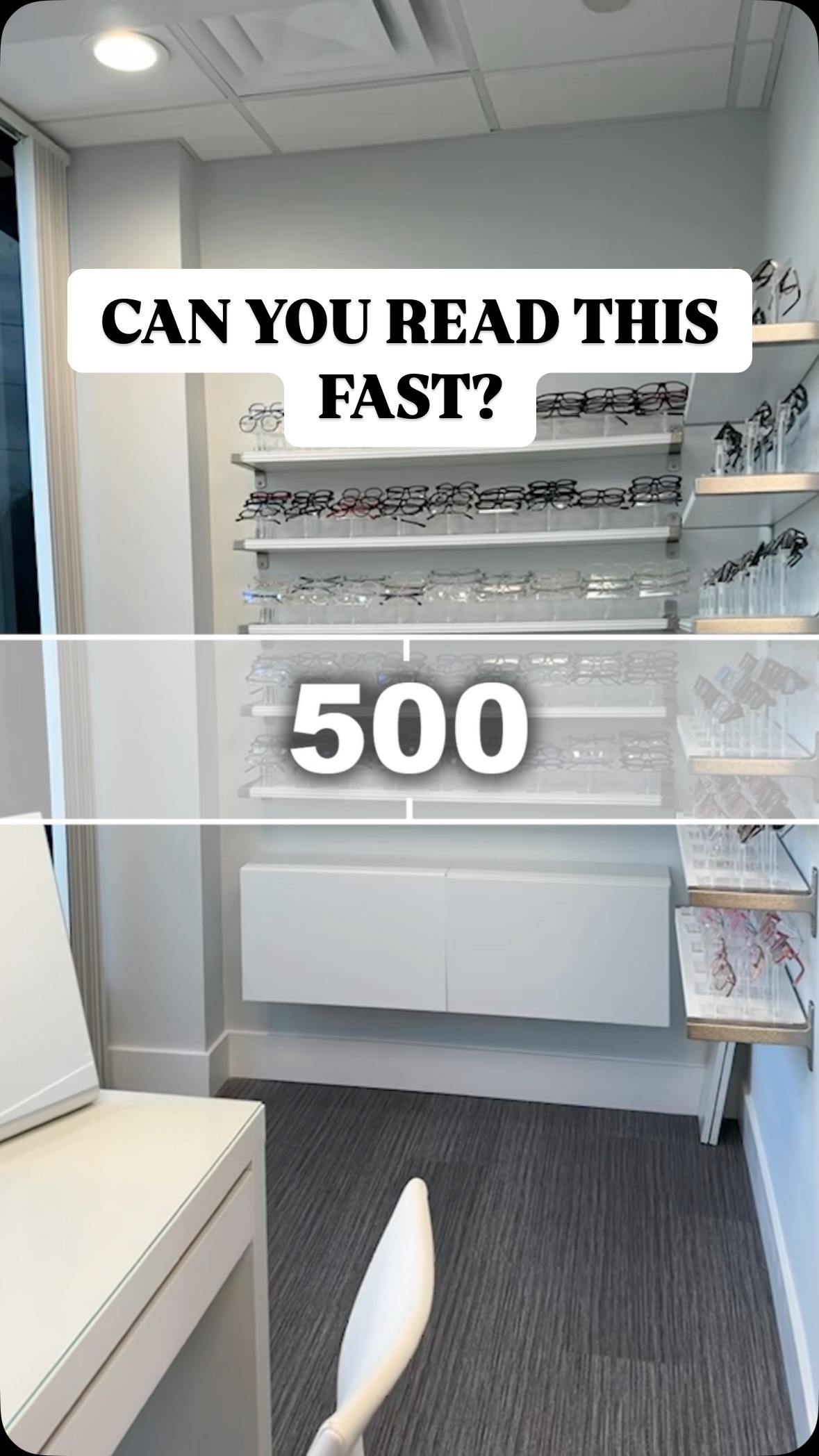 How fast can your brain go? ⚡️👀 When your eyes stay still, your reading speed skyrockets. Give it a try!
#visiontherapy #eyes #optometry #eyes #vision