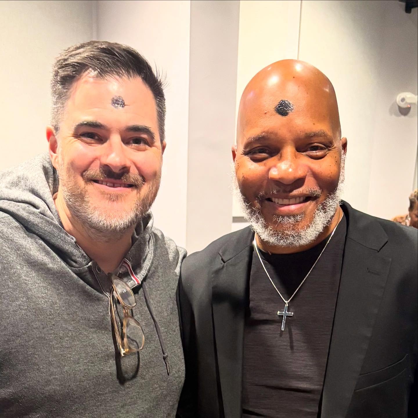 Beautiful Ash Wednesday service today with our @rhccnashvillewest neighbor @tabnashville and a powerful message from my brother @pastordfree - Lent, I'm ready to reflect, repent, reconcile, and remember. Lent reminds us of our sin and in our humanity, our great need. It prepares us for the truth that although times are bad, God is more than Good! Amen!