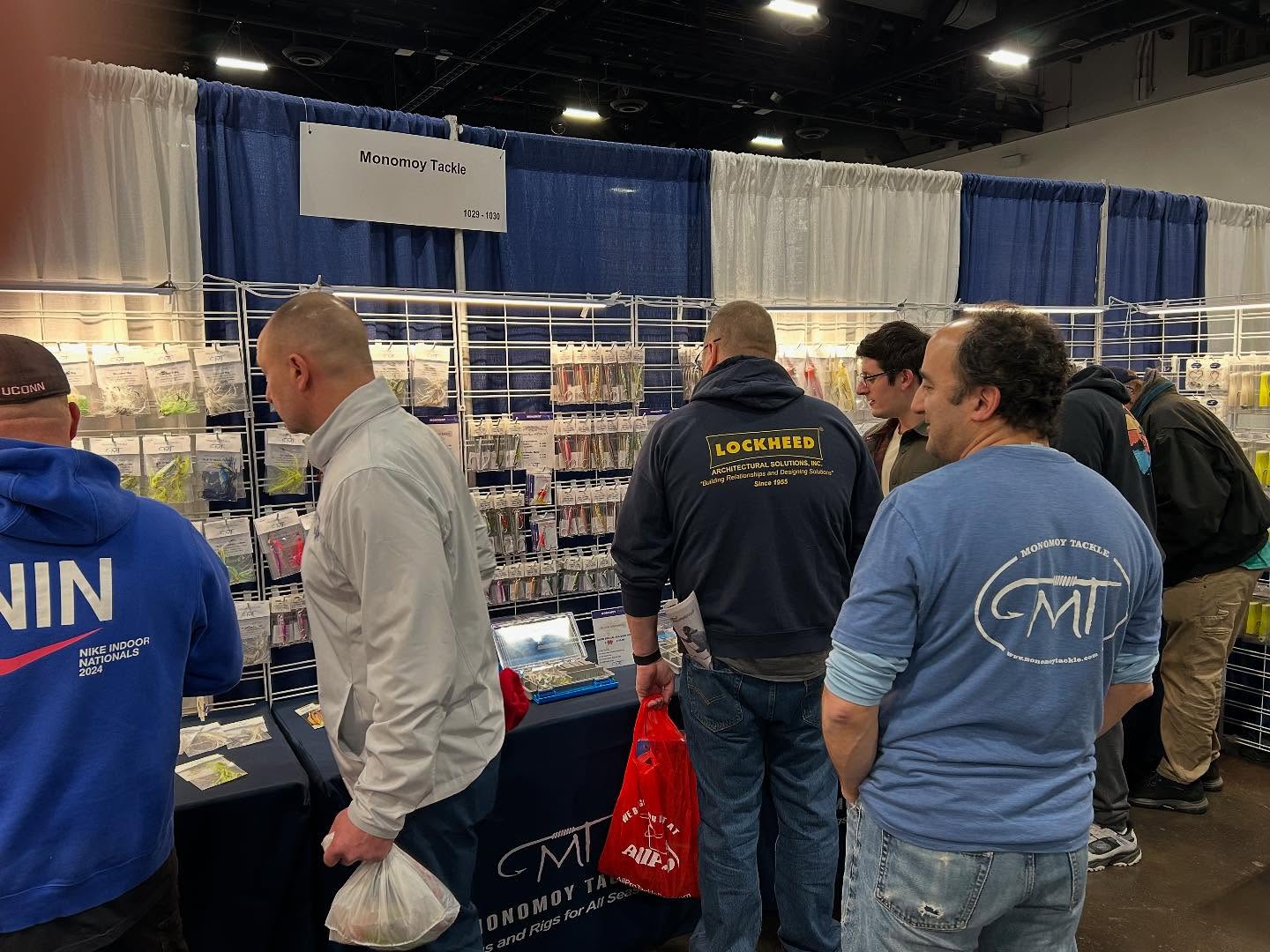 I wanted to thank all the existing customers and new customers that stopped by the Monomoy Tackle booth at our first major show. It was a great experience. A special thanks to @ri_saltwater_anglers_assoc for guiding me through the first show and for being gracious to me and my family in our first show. Thanks again.