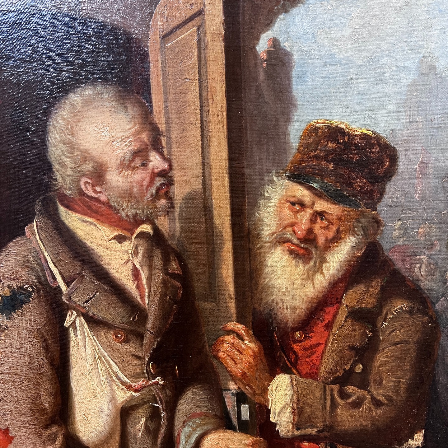 William Raphael RCA (born Israel Rafalsky) was a renowned Prussian-born Canadian artist, celebrated for his vibrant portraits, still lifes, genre scenes, and landscapes. He is particularly known for capturing the dynamic energy of Montreal's harbor and market life in his iconic works.
Born on August 22, 1833, in Nakel, Prussia (now Nakło, Poland), Raphael studied at the Academy of Arts in Berlin before immigrating to North America in 1856. He initially settled in New York before moving to Montreal, where he would spend the remainder of his life. Raphael was the first Jewish professional artist to establish himself in Canada and became known for his vivid depictions of everyday life in Montreal, often reflecting its lively port and bustling markets.
As a founding member of several key art organizations, including the Royal Canadian Academy (RCA) and the Society of Canadian Artists, Raphael was a pioneering figure in the Canadian art scene. His work, which also included portraits of notable figures, was highly regarded for its realism and attention to detail. Raphael's contributions are preserved in major collections, including the National Gallery of Canada and the Montreal Museum of Fine Arts, ensuring his lasting impact on Canadian art.
#williamraphael#oilpainting#canadianartist🇨🇦 #canada#art#antiques