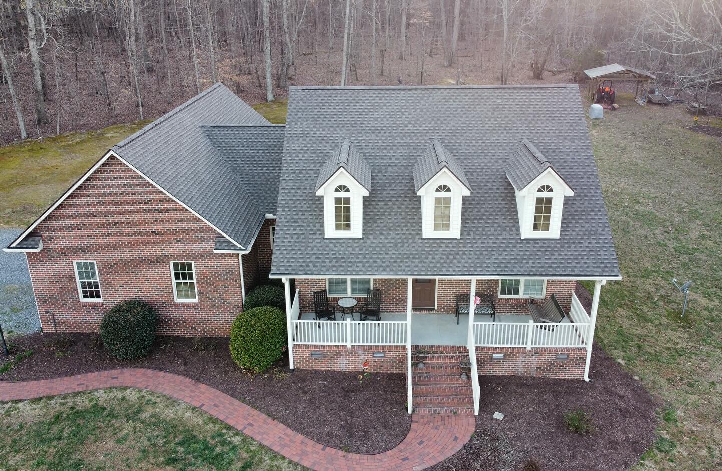 Roof Replacement with GAF Timberline HDZ in ‘Mission Brown’ and installation of GAF Master Flow Pivot Lifetime Pipe Boots in Lincolnton, NC!