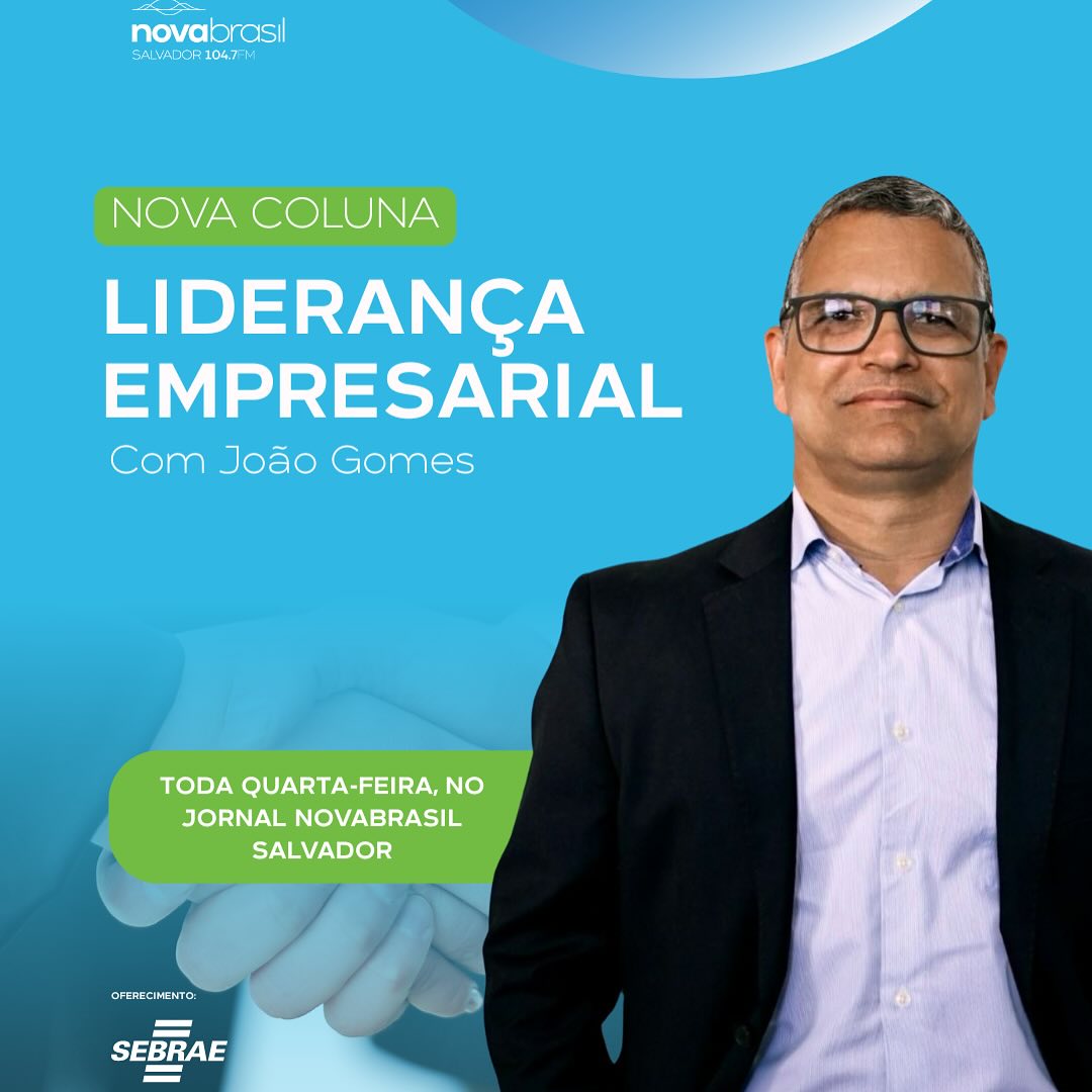 Um momento especial para falar sobre Liderança Empresarial e Empreendedorismo na Bahia 💡
Toda quarta-feira, das 07:30 ás 08:00, na rádio Nova Brasil 104,7!