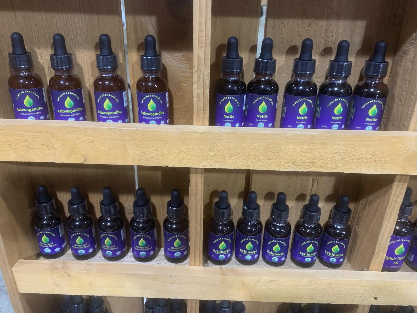 New! Ashwaganda & Nettle Extracts! Grown and made by us in beautiful western Oregon. Available starting today at the Corvallis Winter Market and on the website this week #organicplantmedicine