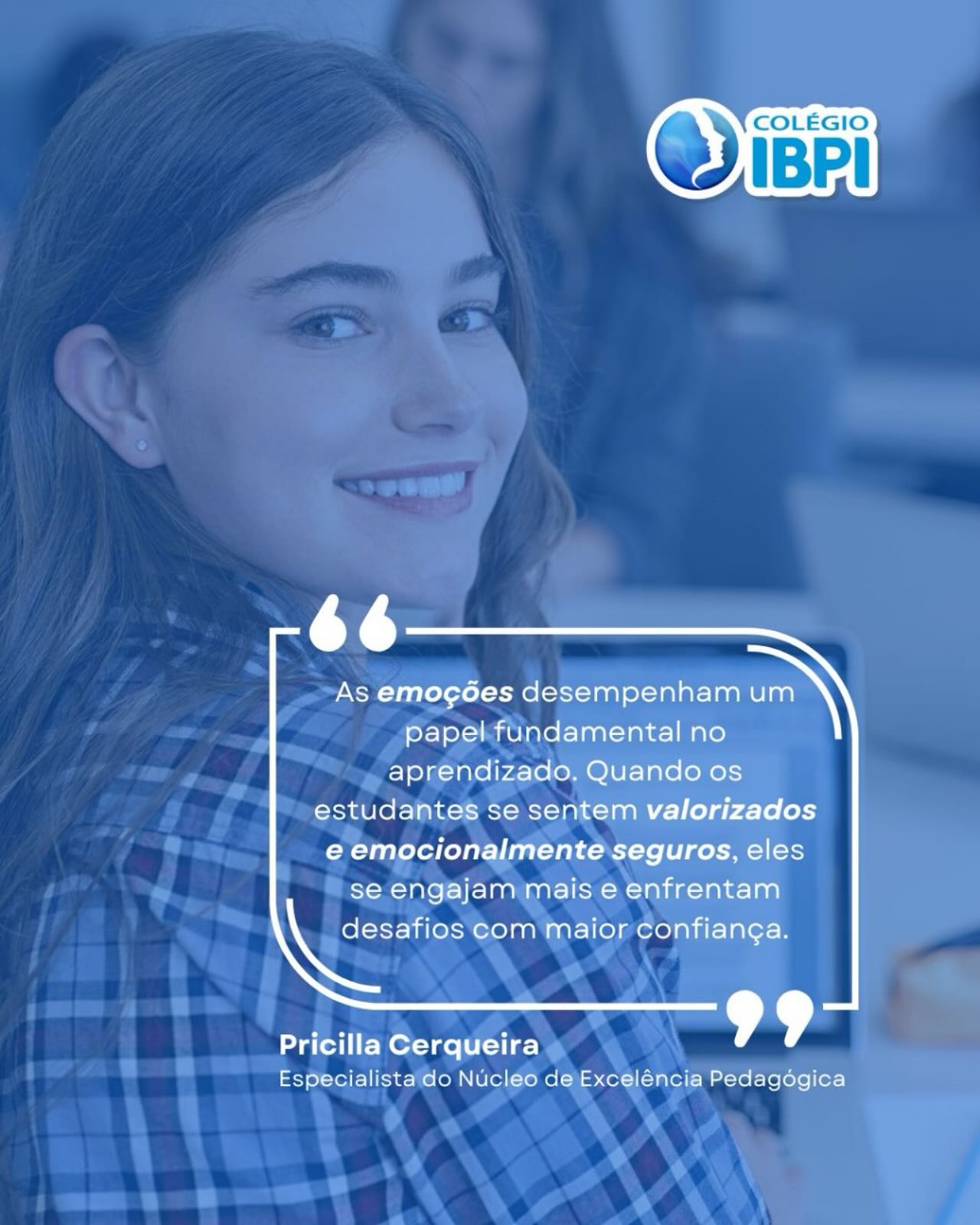 No Colégio IBPI, acreditamos que a educação vai além dos livros e da sala de aula. Criamos um ambiente acolhedor e colaborativo que une desenvolvimento cognitivo, apoio emocional e a troca de experiências práticas. Estudos recentes em neurociência mostram que aprender com os colegas é crucial nessa fase da vida, tornando o aprendizado mais dinâmico e prazeroso. Valorizamos a interação, pois ela não só consolida o conhecimento, mas também ativa gatilhos emocionais e promove maior atenção e engajamento. Através de metodologias ativas, nossos alunos discutem ideias, testam hipóteses e colocam em prática o que aprendem, tudo isso em um espaço onde se sentem pertencentes e motivados. Além disso, acreditamos no poder do vínculo afetivo. Uma boa relação com professores e colegas faz toda a diferença, aumentando a confiança e a resiliência dos estudantes. No IBPI, estamos comprometidos em transformar essa fase cheia de mudanças em uma oportunidade rica de crescimento. #EducaçãoTransformadora #AmbienteAcolhedor #DesenvolvimentoCognitivo #ApoioEmocional #MetodologiasAtivas #ConfiançaEResiliência #AprendizadoColaborativo #ColégioIBPI