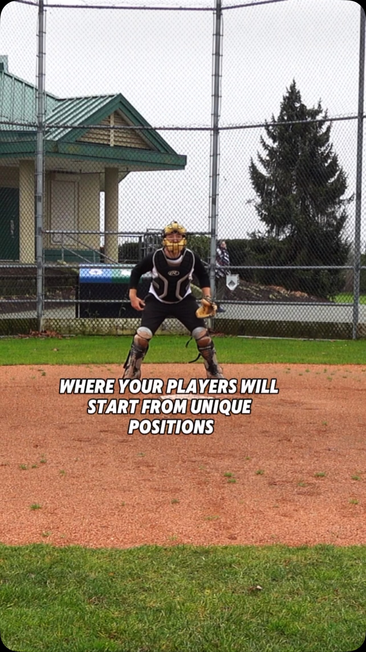 This is a great way to make your back catcher work harder during practice!
You can find my full back catching video on my YouTube channel in the description… ⚾️🔥 #baseball