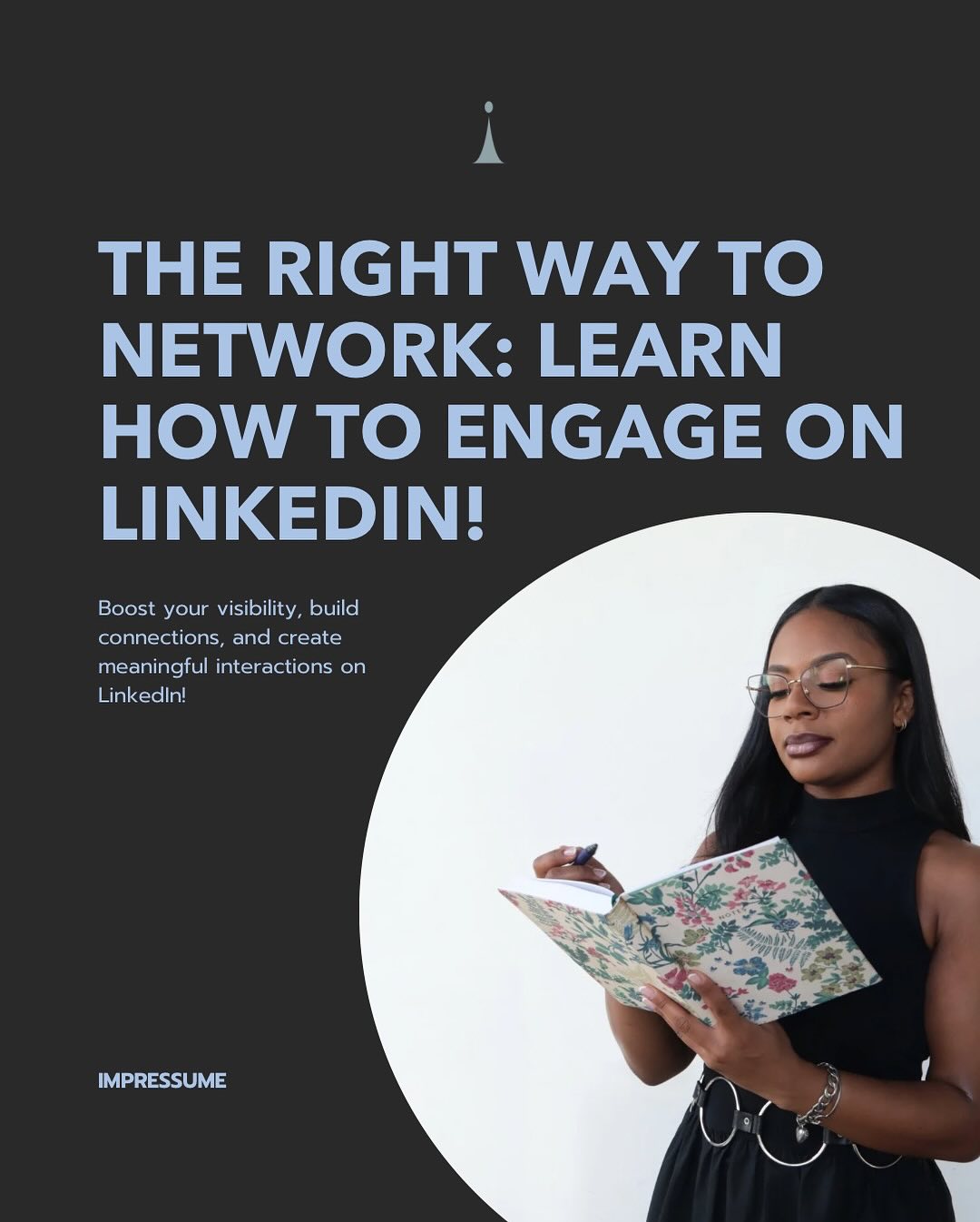 Swipe through to learn how to do LinkedIn the right way!
Engagement is key to building connections, growing your network, and positioning yourself as a thought leader. But simply liking posts isn’t enough—you need to be intentional.
From thoughtful comments to meaningful DMs, this guide breaks down the best ways to engage and stand out.
Need help optimizing your LinkedIn presence? Impressume can help you build a strategy that works! Visit our home-space to get started!
#linkedin #careernetworking #career #careergrowth #careercoach
