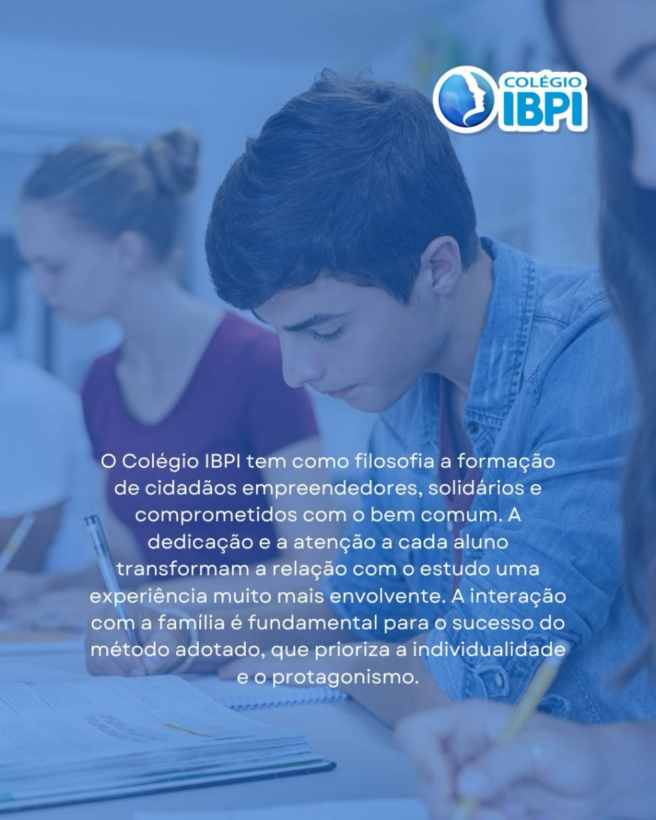 🌟 No Colégio IBPI, nossa missão é formar cidadãos empreendedores, solidários e comprometidos com o bem comum. Acreditamos que a educação é uma jornada transformadora, onde a dedicação e a atenção individual fazem toda a diferença. 🤝✨ Com uma abordagem que valoriza a individualidade e o protagonismo, buscamos tornar o aprendizado uma experiência verdadeiramente envolvente. Além disso, a interação contínua com as famílias é essencial para o sucesso do nosso método educativo. Juntos, construímos um futuro melhor! 🌱📚 #EducaçãoTransformadora #FuturoEmpreendedor #IBPI #ProtagonismoJuvenil #FamíliaEEscolaUnidas