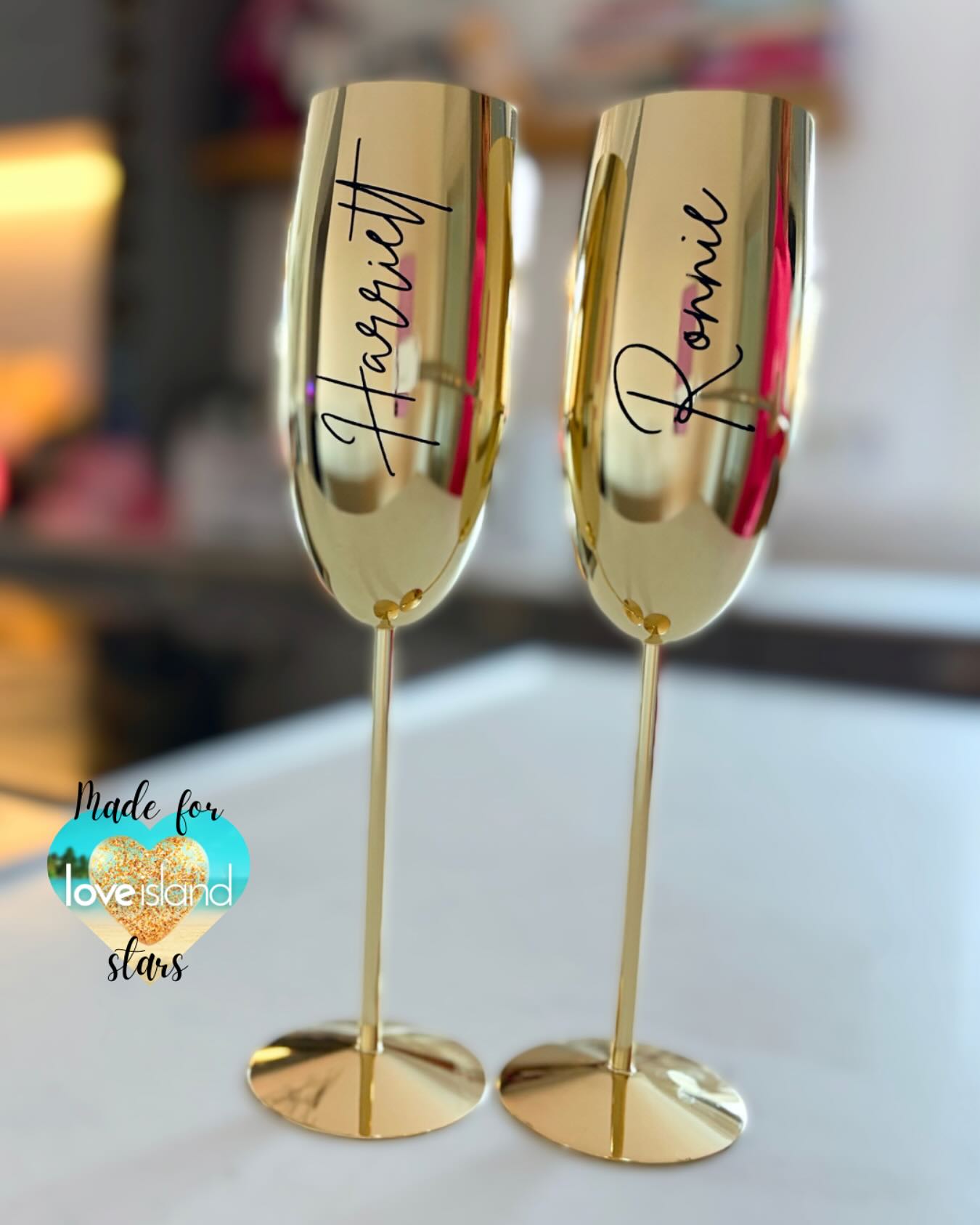 So thrilled to have created these for Love Island stars @harriettblackmorex & @ronnievint! Made from gold stainless steel, they’re practically indestructible – perfect for those poolside days! 💦 Want one of your own? Hit that shopping bag icon and grab yours today! #PoolsidePerfection
#LoveIslandStyle #DurableAndChic #sundaystyleedit #sundaystyled #sundaystylesalute
#sundaybeststyle
#sundaystyleitoutsister
#sundaystyleedit
#sundaystylevibe
#snapmystylesunday
#sundaystyled
#mystylesunday
#astylejournal
#stylemywardrobesunday
#sundaystyledinspo
#styleandsmilemonday #stylemeonamonday #loveisland