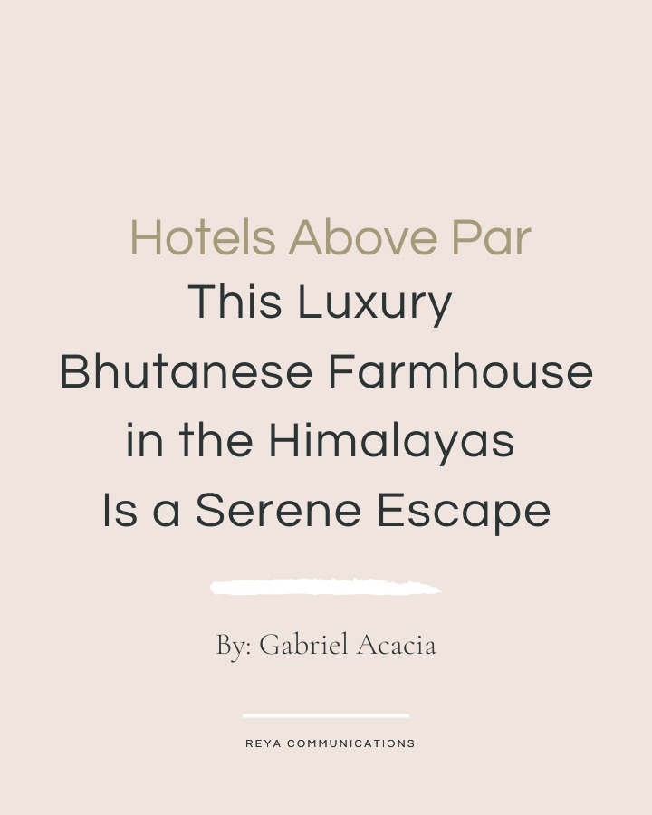 A Himalayan Sanctuary of Luxury & Tradition
“This Luxury Bhutanese Farmhouse in the Himalayas Is a Serene Escape” is @acacia_gabriel latest hotel review for @hotelsabovepar She highlights the magic of @gangteylodge , a serene escape in Bhutan’s breathtaking Phobjikha Valley. Blending five-star luxury with Bhutanese heritage, this lodge invites travelers to connect deeply with nature, culture, and, most importantly, themselves.
“As guests arrive, staff members greet them with a welcome song, a traditional silk scarf, and a quick shoulder massage,” writes Acacia, setting the tone for an experience rooted in warmth and tradition. From soaking in a Bhutanese hot-stone bath infused with locally foraged herbs to enjoying private dining in a cozy woodshed, every moment at Gangtey Lodge is designed for immersion and rejuvenation.
Beyond its luxurious suites and breathtaking views, Gangtey Lodge stands as a beacon of sustainability and community-driven hospitality. “95% of their staff is from Bhutan, and many of them are from the local villages,” Acacia notes, emphasizing the lodge’s deep connection to its surroundings. Guests are welcomed into authentic cultural experiences, from consulting with local monks to joining evening prayers at the nearby Gangtey Goenpa Monastery.
For travelers seeking an experience that goes beyond the ordinary, Gangtey Lodge is where luxury meets the soul.
Read the full feature at the link in our stories and bio.
To our friends in travel journalism—if you’re looking for a story on sustainable and cultural luxury in Bhutan, let’s connect!
#GangteyLodge #Bhutan #LuxuryTravel #SustainableLuxury #PhobjikhaValley #TravelJournalism #HotelsAbovePar #BoutiqueHotels