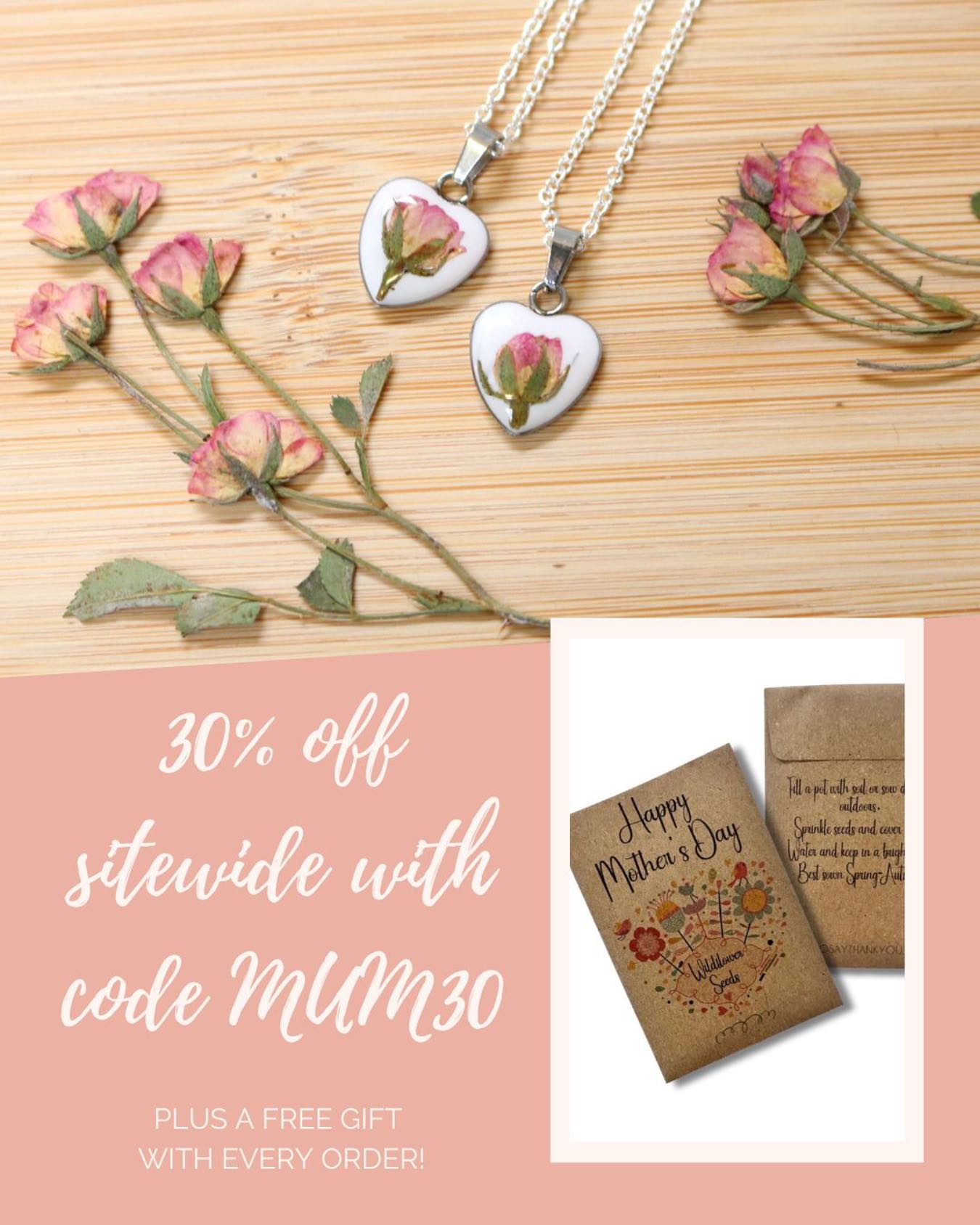 Well I’m officially terrible at #marchmeetthemaker2025 ! I really should have known myself better 😂
So to redeem myself I’ve set up a lovely little promotion on my website, just in time for Mother’s Day 💕
Until Sunday you can receive a huge 30% off your entire order with code MUM30 🤗
PLUS when you use the code you will also receive a special packets of Mother’s Day wildflower seeds absolutely FREE!! 🌸✨
Visit www.silverandbirch.com to claim your discount and free gift now 🙂
#mothersday #flowerjewellery #freegift