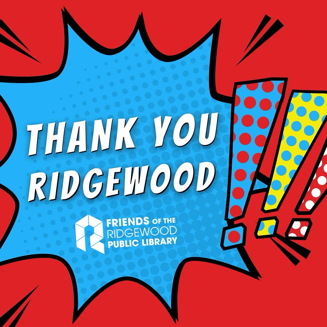 Thank you, Ridgewood! We had over 2,000 students participate in Reading Marathon this year, reading a collective 39,000 books and raising over $7,700 for the Ridgewood Public Library! If you submitted your reading through the online form, elementary students will receive their Ben & Jerry’s coupon for a free ice cream in school by the end of the month and the middle school raffle winners will be notified by their school librarian. For those that donated $25 or more, the Ridgewood Library will contact you directly to choose a book for your bookplate. Email rwreadingmarathon@gmail.com for any questions.
Keep Reading Ridgewood!
#ReadingMarathon #FriendsoftheLibrary #RidgewoodPublicLibrary #LoveYourLibrary