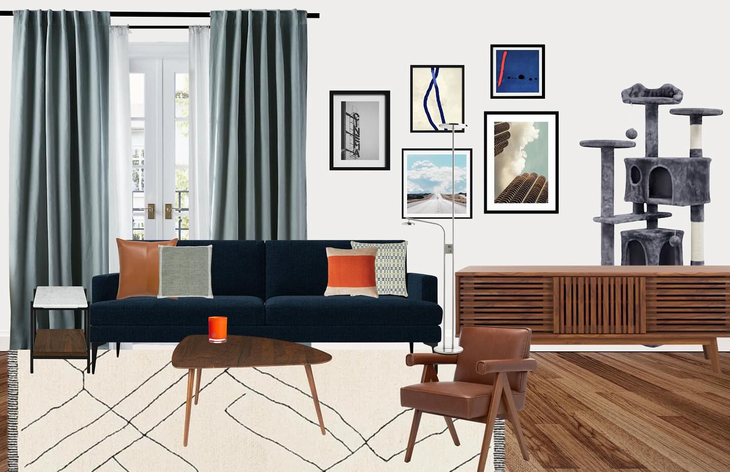 1 bedroom mid-century bachelor pad for a client moving into the new builds @thedomainaustin
Need an affordable design concept & retail brand discounts?? Let’s work together on revamping your space!
✉️hannahvharmon@gmail.com