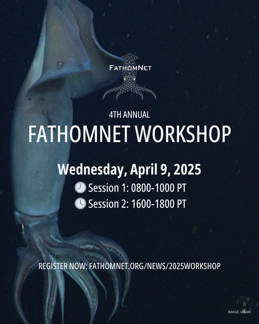 You're invited to our upcoming #FathomNetWorkshop on Wednesday, April 9, 2025! To accommodate different time zones, we’re hosting two sessions:
🕗 Session 1: 0800-1000 Pacific
🕓 Session 2: 1600-1800 Pacific
What’s on the Agenda?
✅ FathomNet Updates – Database news, Kaggle competition, WoRMS collaboration, and a sneak peek at our 2025 plans.
✅ FathomVerse Insights – What we’ve learned from the launch plus new features in the 2.0 update!
✅ How-To Sessions – Get hands-on guidance on contributing data, verifying entries, using FathomNet models, and engaging enthusiasts with FathomVerse.
Link in bio to register!
📸 @mbari_news