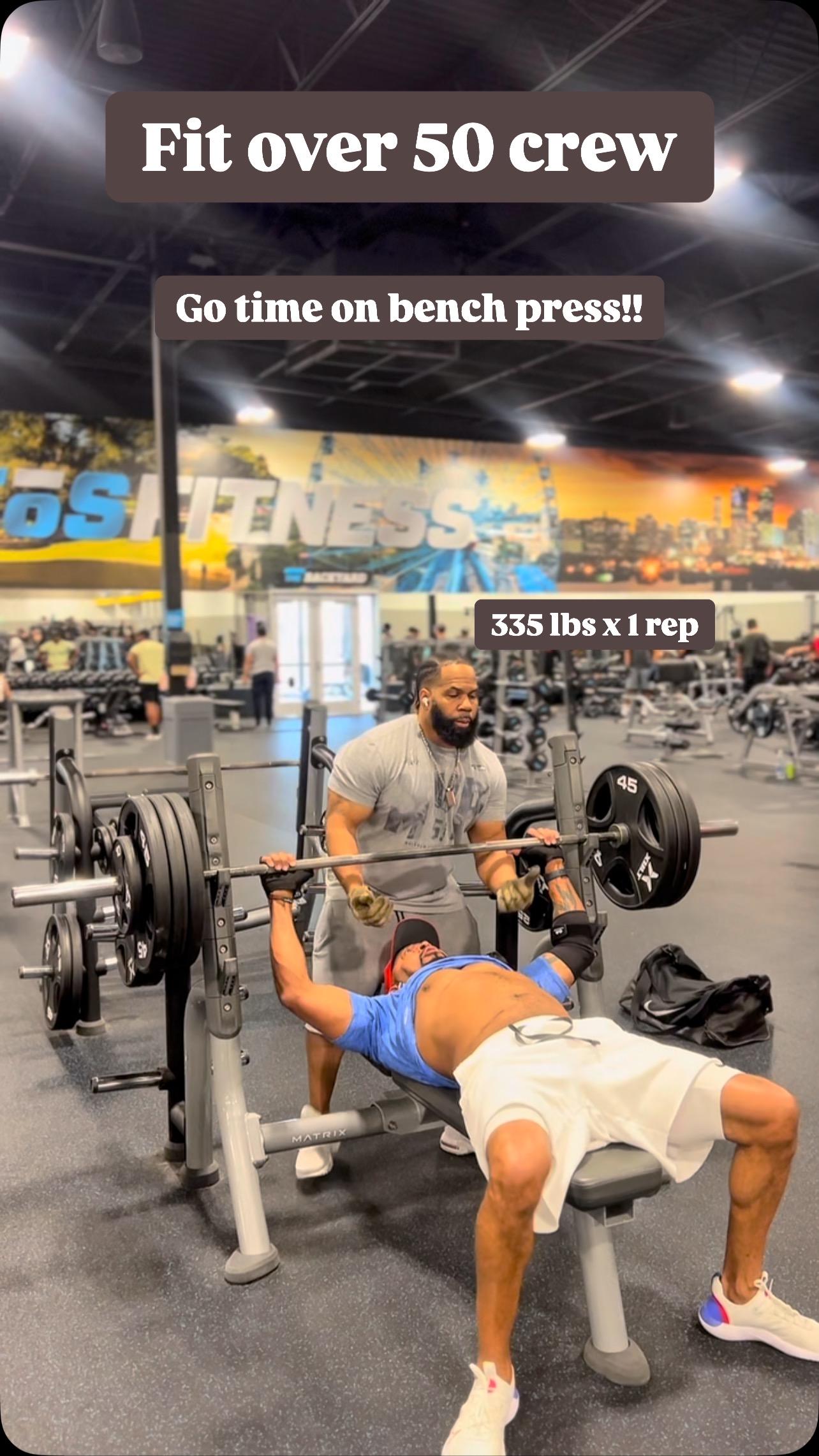 Mr. was in there doing his business. 👨