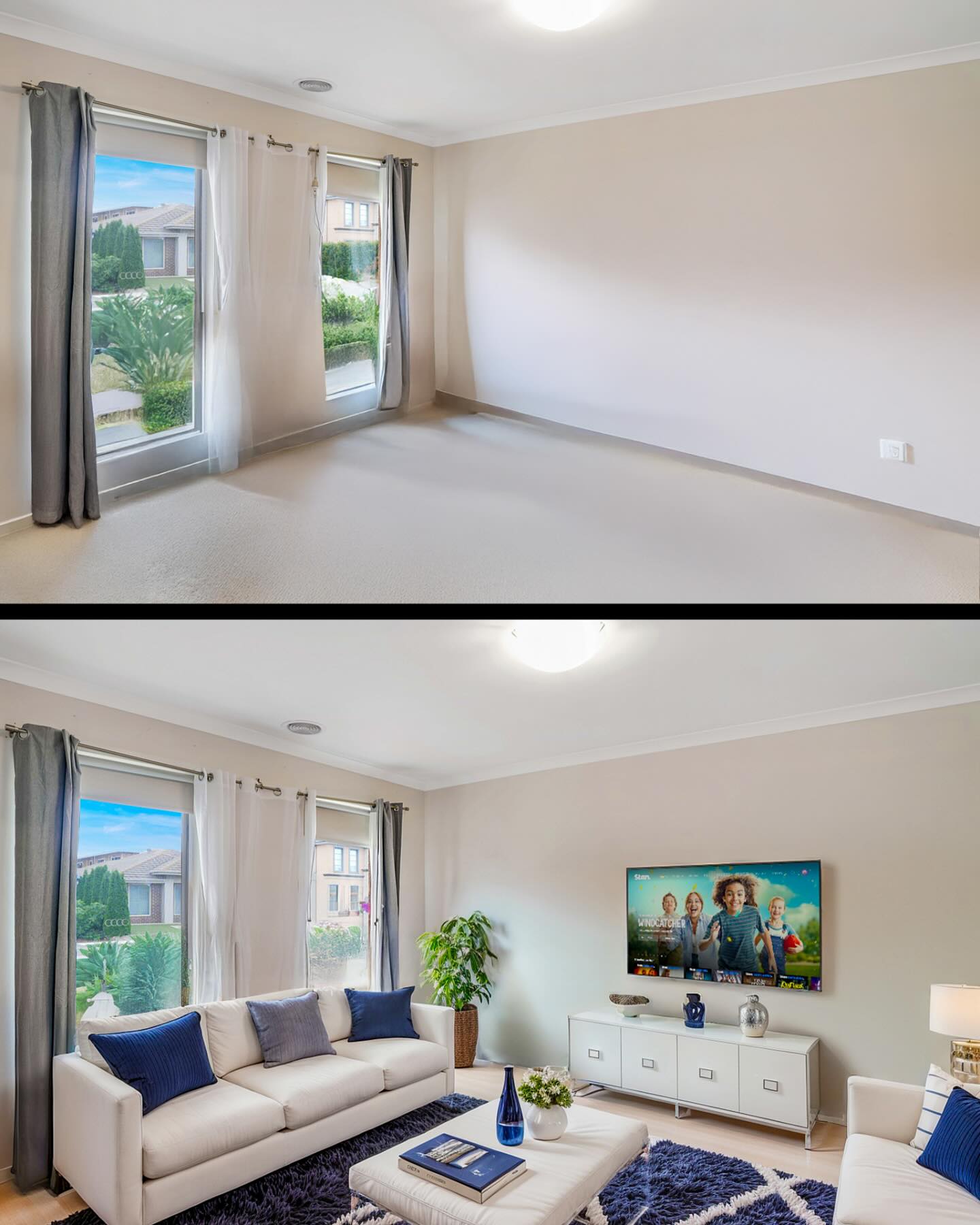 Took this space from ‘meh’ to ‘move-in ready’ with just a little digital magic. Proof that vision + the right design can turn any place into a dream home. what do you think—before or after? 👀
#virtualstaging #realestateflex #beforeandafter #hometransformation #modernvibes #luxuryhomes #stagedtoperfection #designgoals #homeaesthetic #realestatephotography #nextleveldesign #dreamcrib #highendliving #interiorvibes #propertyphotography
