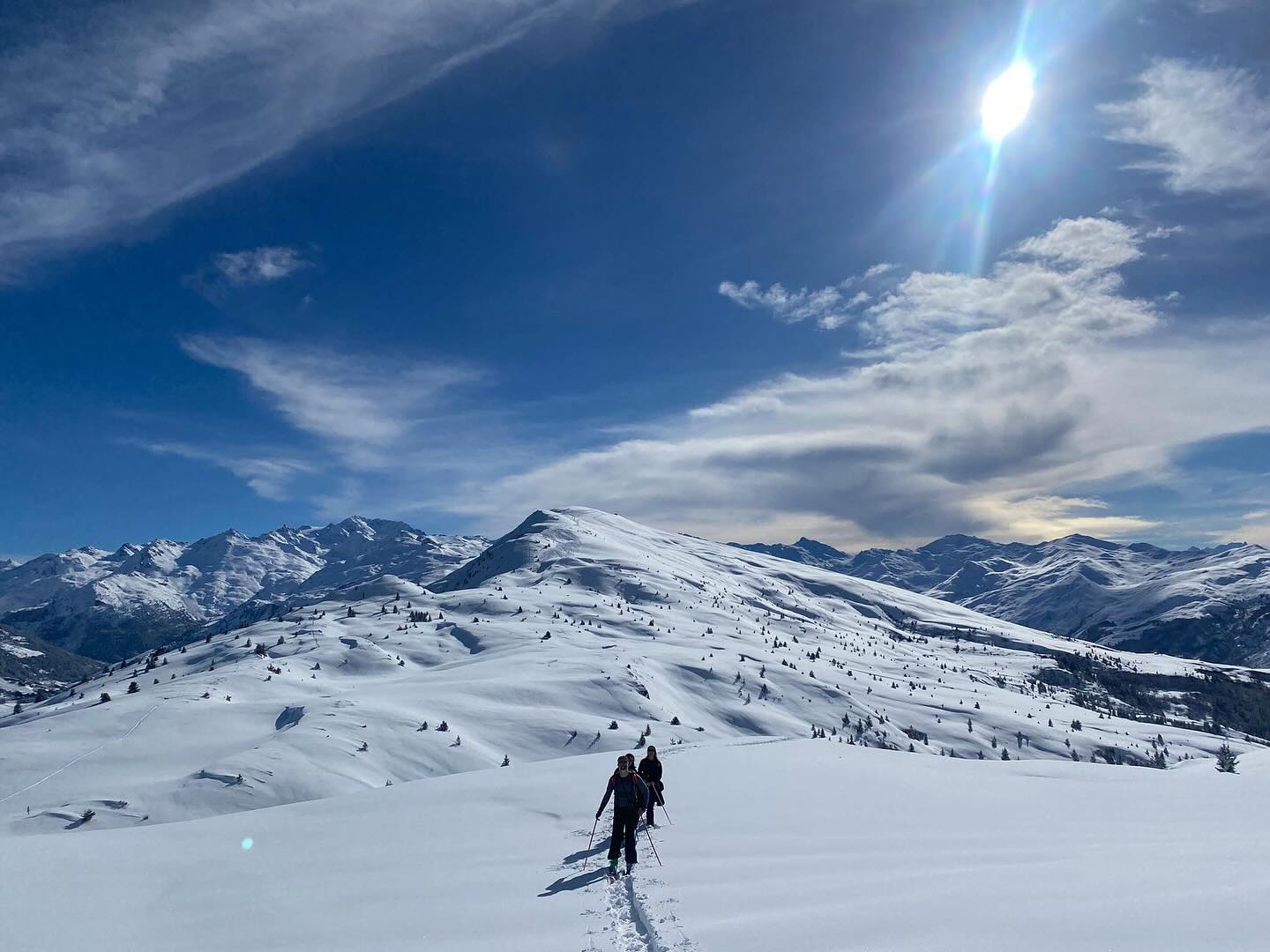 With more snow on the way it’s time to get the touring kit out again ! ❄️⛷️ #BASE3v #SkiInstructor #Meribel #ThreeValleys #courchevel1850❄️