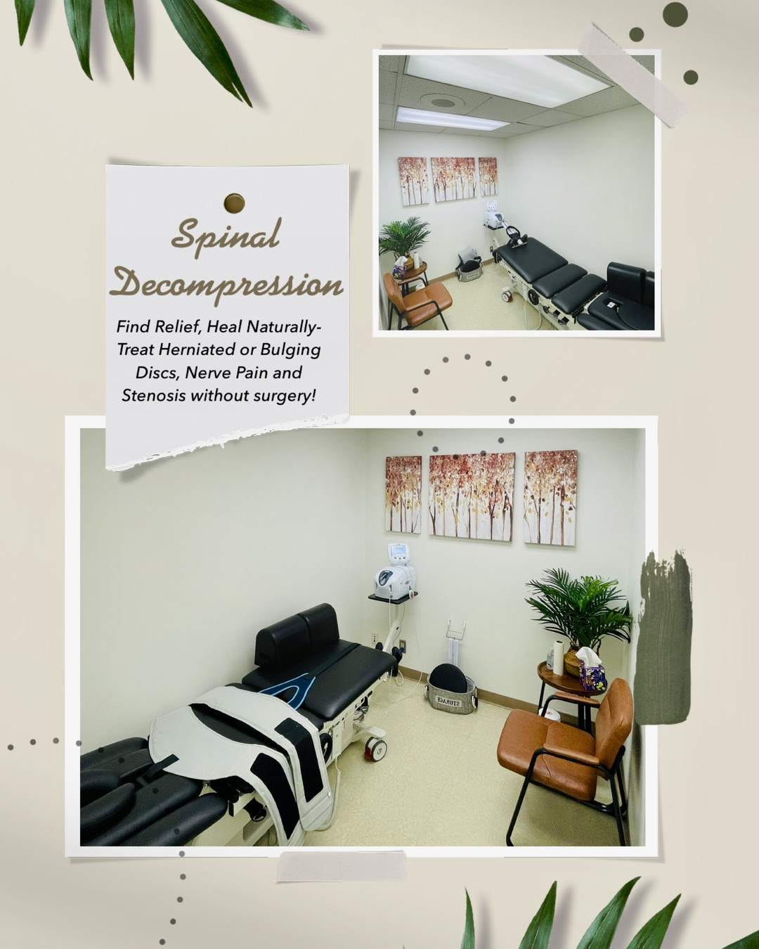 🌟 Experience Relief Without Surgery! 🌟
Our state-of-the-art spinal decompression therapy targets the root causes of your pain, providing relief and helping you get back to living your best life! 💪
✅ No Surgery ✅ No Downtime ✅ Effective & Natural Healing
At Foothill Chiropractic Center in Glendora, CA we specialize in Spinal Decompression Therapy, a non-surgical treatment that helps relieve pain and promote healing for those suffering from Herniated and Bulging Discs, Nerve Pain, Spinal Stenosis, Headaches, Numbness and Tingling.
👉 Tag a friend who needs this! Let’s get you back to a pain-free lifestyle! 🌿
📍 Located in Glendora, CA, serving the Inland Empire and surrounding areas.
#InlandEmpireChiropractor #ChiropracticCare #SpinalDecompression #HerniatedDiscRelief #BulgingDiscPain #NervePainRelief #Headaches #Numbness #NoSurgeryNeeded #GlendoraCA #ChiropracticHealing #PainRelief #HealthySpine #GlendoraChiropractic #ChiropracticTreatment #FoothillChiropracticCenter #InlandEmpireHealth
🤙 Call today to schedule your consultation or learn more about how we can help you achieve pain relief.