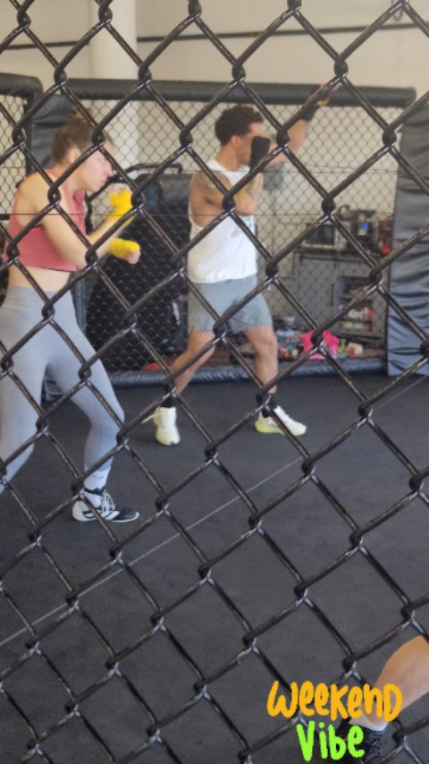 Busy Saturday! Samara is off to the Collegiate National Championships in 3 weeks. She had a great year of fighting for Trinity and has made it to the top seeds for a National title. Came home this week and got some looks! We'll be rooting for her from home! Former Golden Gloves champ Manny was in the house with Blaize and Austin. A whole lotta big kids with Alex in the kids class! Will we have a Big G sighting tomorrow?????? #boxing #boxinggym #fightcamp #footworkdrills #headmovement #shadowboxing #community #salem #salemmassachusetts #mmastriking #trainhard