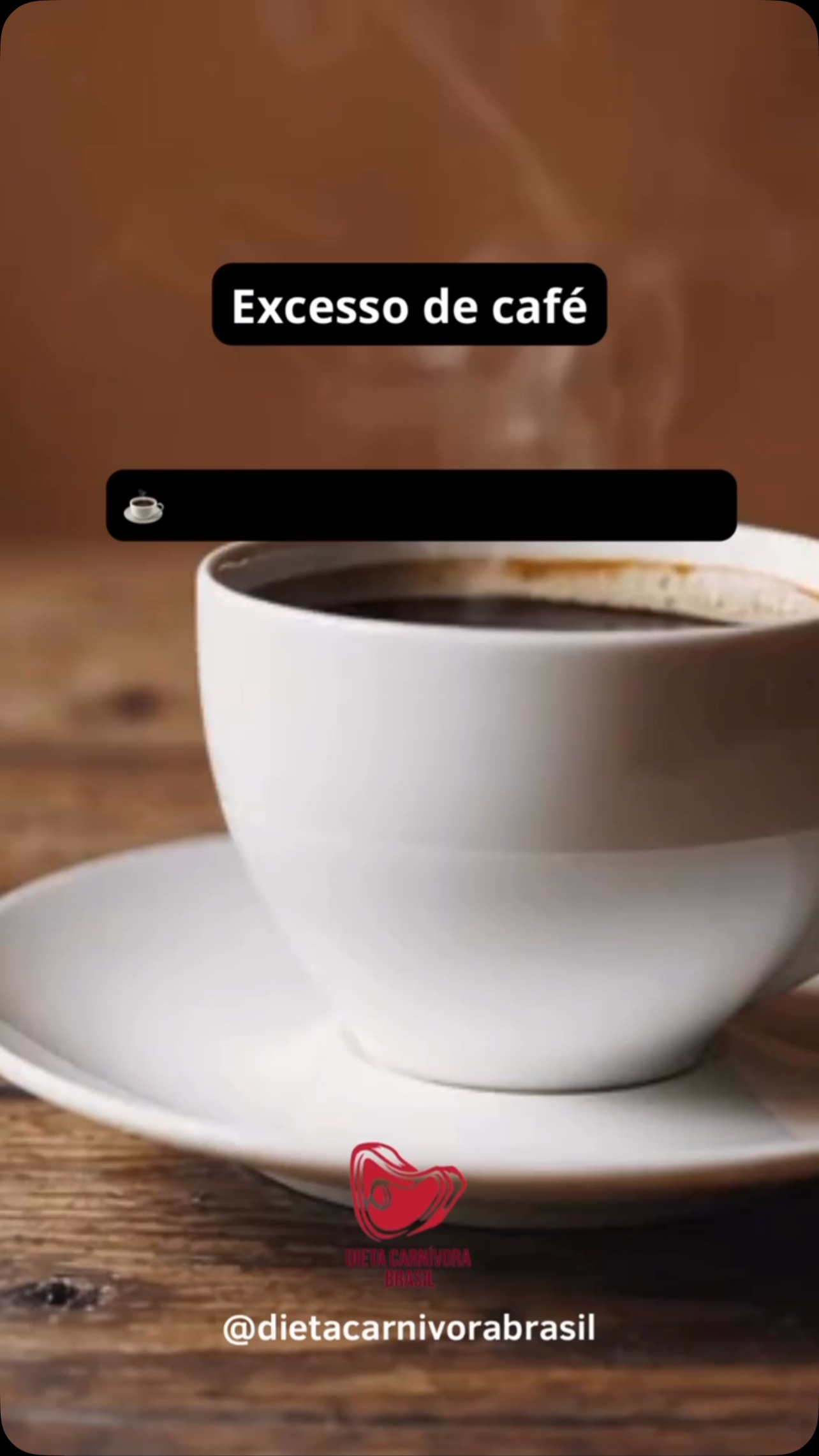 A transição exige equilíbrio, até na cafeína! 🚫☕
📲 Para mais dicas, siga @dietacarnivorabrasil🥩
#comidadeverdadesempre #dietacarnivorabr #lowcarbbrasil #saudepreventiva