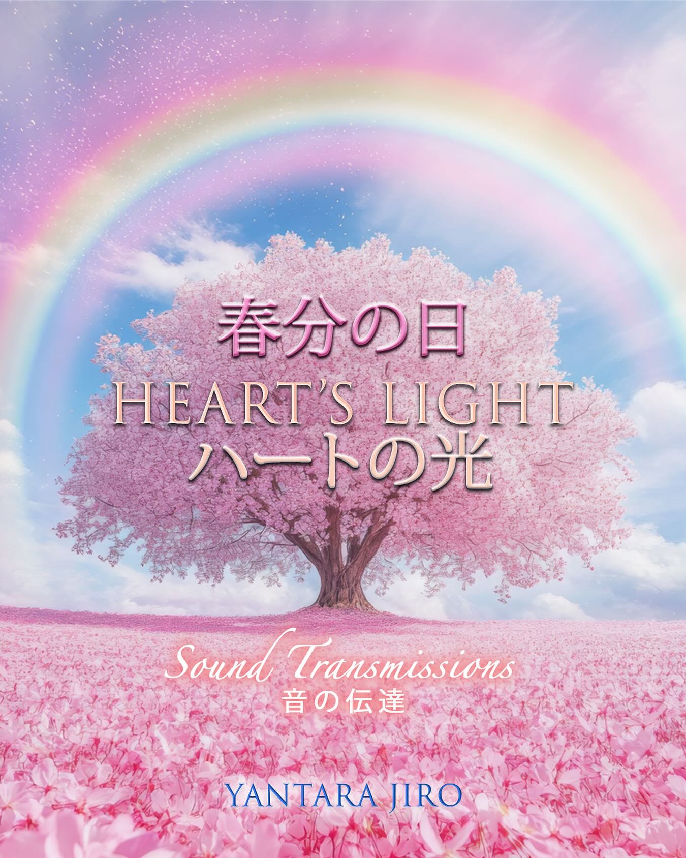 🌸春分の日のエネルギーをヤンタラジローが音を介してお届けします✨
❣️4/28まで、複数回聴けるコンテンツ
音のエネルギーには深い浄化、癒し、活性化が含まれています。聞く度にその都度響くところが変わってきます。そして、場所によって個々に応じて、必要な内容を受け取るように設計されています。
なんども聞くことで、さらに効果が高まるように設計されている音によるエネルギー伝達
🌸あなたのクリエイティビティを点火する - あなたのなかにある表現の道を新しく開ける。わたしたちは、みな自分なりのアーティストで、このアクティベーションは、内に秘められた創造力を解き放ちます。
🌸あなたのハートエネルギーを強くする - グローバルな変化をクリアに優雅に乗り切るために、エネルギー、信頼、そして勇気を育み、自分を高め、そして周りにインスピレーションを与える存在になるよう。
🌸地球の進化する周波数とアライン(同調する) - ライトワーカーがパワフルな統合のために集まり、わたしたちの惑星を変容のために導いていくために、あなたの個人的な癒し、そして集合的な目覚めのサポートをします。
🌸新しい始まりを受けとる - あなたのエネルギーを集め、集中させ、あなたがより高いバージョンの自己へと進むサポート。いまあなたが行動をし、前へ進み、あなたの可能性を最大限に引き出しましょう!
👉ヤンタラジローによる音のワーク:オンデマンド配信春分の日「ハートの光」はプロフィールのリンク先から詳細&購入が可能です
#ヤンタラジロー #音の伝達 #ライトランゲージ #春分 #新しいはじまり #浄化
