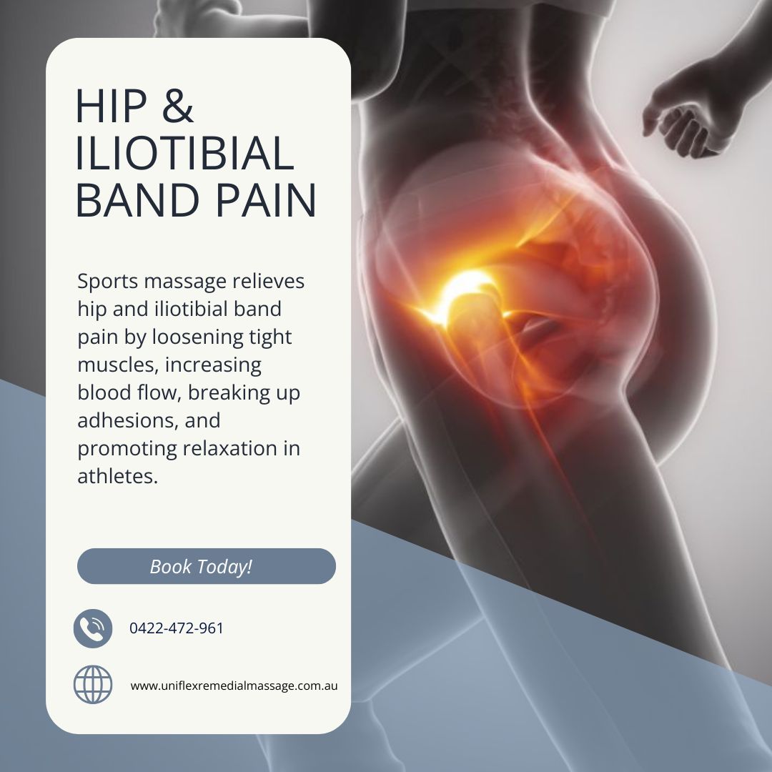 Experiencing hip pain? π¦΅π» Book a session with Uniflex Remedial Massage for relief and relaxation. Tap the link in our bio to schedule your appointment now! #HipPain #RemedialMassage #WellnessJourney #UniflexRemedialMassage