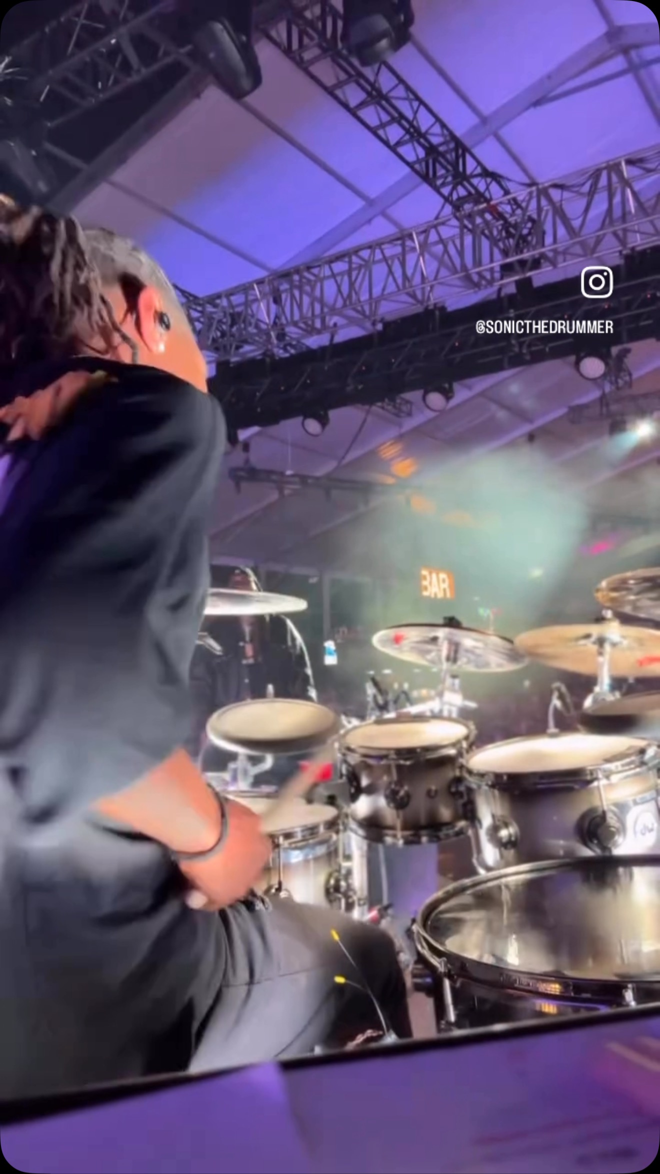 Drumdots Artist @sonicthedrummer always blazing!! #Drumdots #drumdotsartist