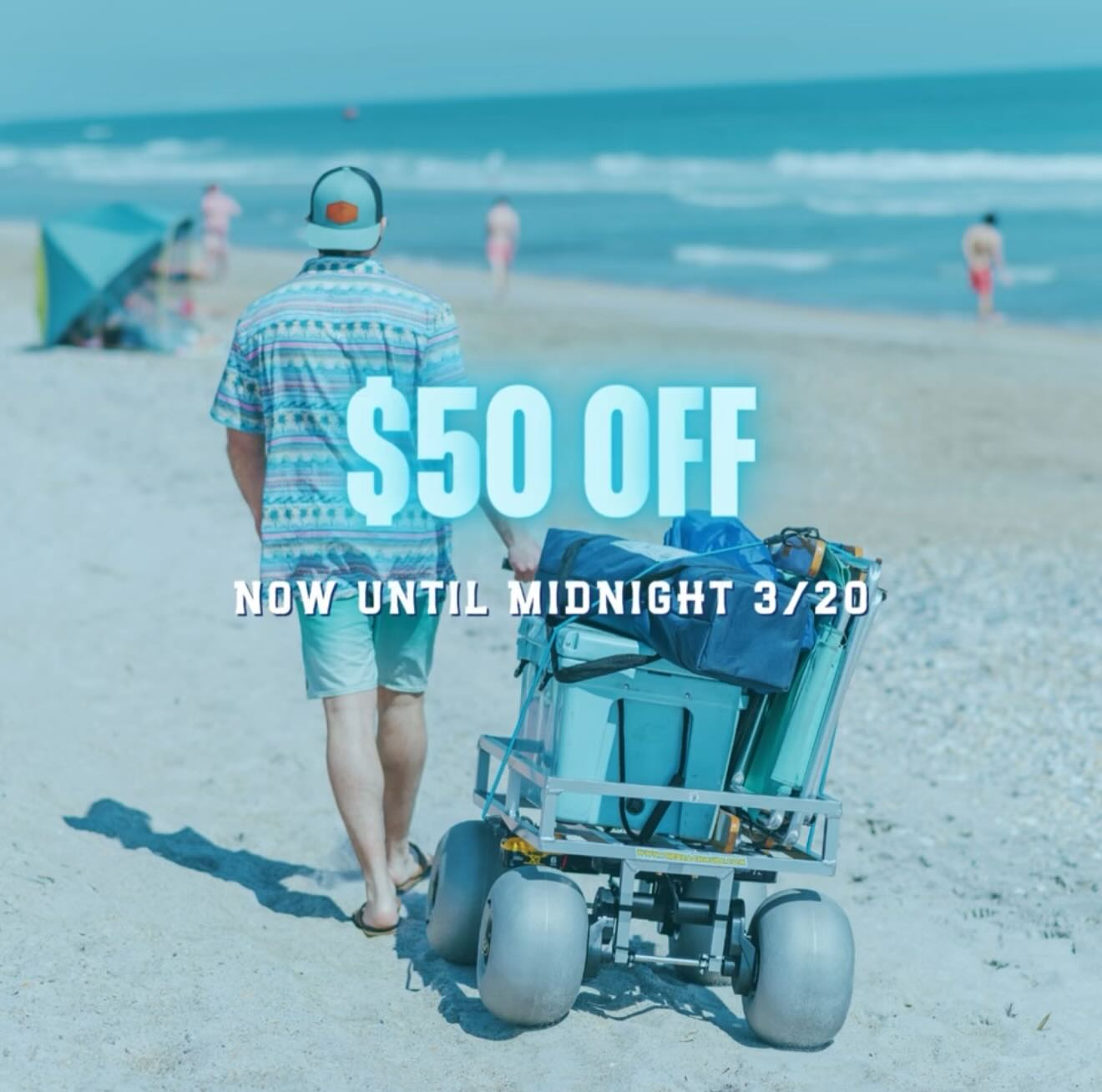 Save $50 and roll stress-free to your beach spot! 🏖️💨
#beachmule #beachlife #springsavings #dontmissout #limitedstock #limitedtimeoffer #electricbeachcart #signup #obx #northcarolina #carolinabeach #wrightsvillebeachnc #florida #beachvibes #rollwiththemule