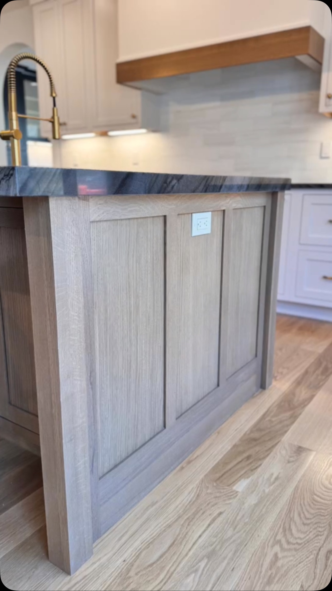 Another project in the books—and this one’s a stunner! Walk-in pantry, two-tone wood hood, a spacious island, and pro-grade appliances bring style and function together in the heart of the home. #DreamKitchen #AnotherProjectDone #WalkInPantry #TwoToneHood #KitchenIsland #ProAppliances #KitchenDesign #CustomCabinets #HomeInspo #KitchenRemodel #interiorgoals