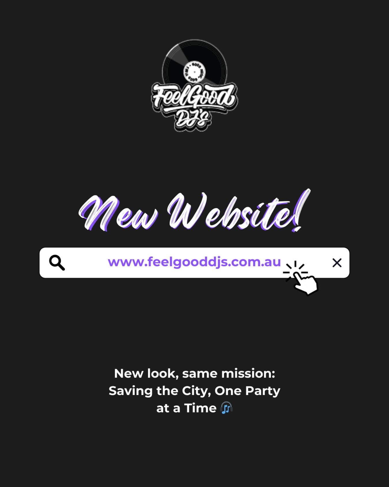 What is up Party People!
Just a quick service announcement to let you all know that our website has just completed a long overdue update.
Some new services are available and we have an updated photo gallery which shows some of the amazing weddings & events we’ve had the privilege to be a part of.
If you would liked to head over and check it out go to:
www.FeelGoodDJs.com.au
Peace ✌️❤️