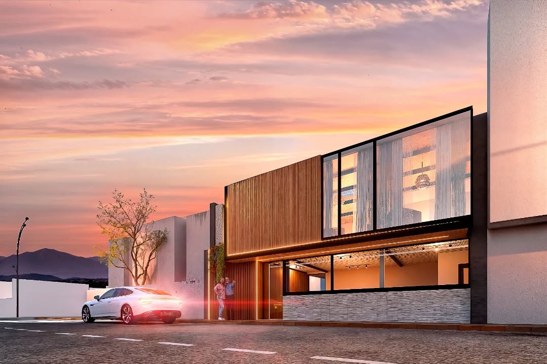 Casa Linde, es una edificación de uso mixto, con un local comercial en planta baja y un departamento en el primer piso. Este proyecto se inserta en un contexto urbano denso, encajada entre dos edificaciones de 3 y 4 pisos respectivamente. A pesar de estas condiciones, el proyecto no se deja atrapar por sus vecinos; en su configuración volumétrica, dos muros en los flancos actúan como límite físico y visual, mientras que el volumen principal se desliga de estas estructuras, generando un respiro en el estrecho espacio disponible.
El reto del diseño radicó en las restricciones normativas, que solo permitían un vuelo máximo de 50 cm, y en un terreno con un fondo de apenas 5 metros. Este desafío nos llevó a explorar una volumetría que, sin sacrificar espacio, lograra una composición atractiva y funcional. Así, Casa Linde se concibe como un equilibrio entre límite y libertad, entre contención y apertura, permitiendo que la luz y el aire fluyan a través de sus espacios, otorgándole identidad propia dentro de su entorno urbano.
🔗 Conoce más sobre nuestros proyectos en www.sommetestudio.com
#architecturedesigner #archviz #architecture #archilover #arquitetura #arquitecturaydiseño #sustentabilidade #sustainableliving #archdaily #dezzen #architizer #susteinabledesign #carchi #ecuador