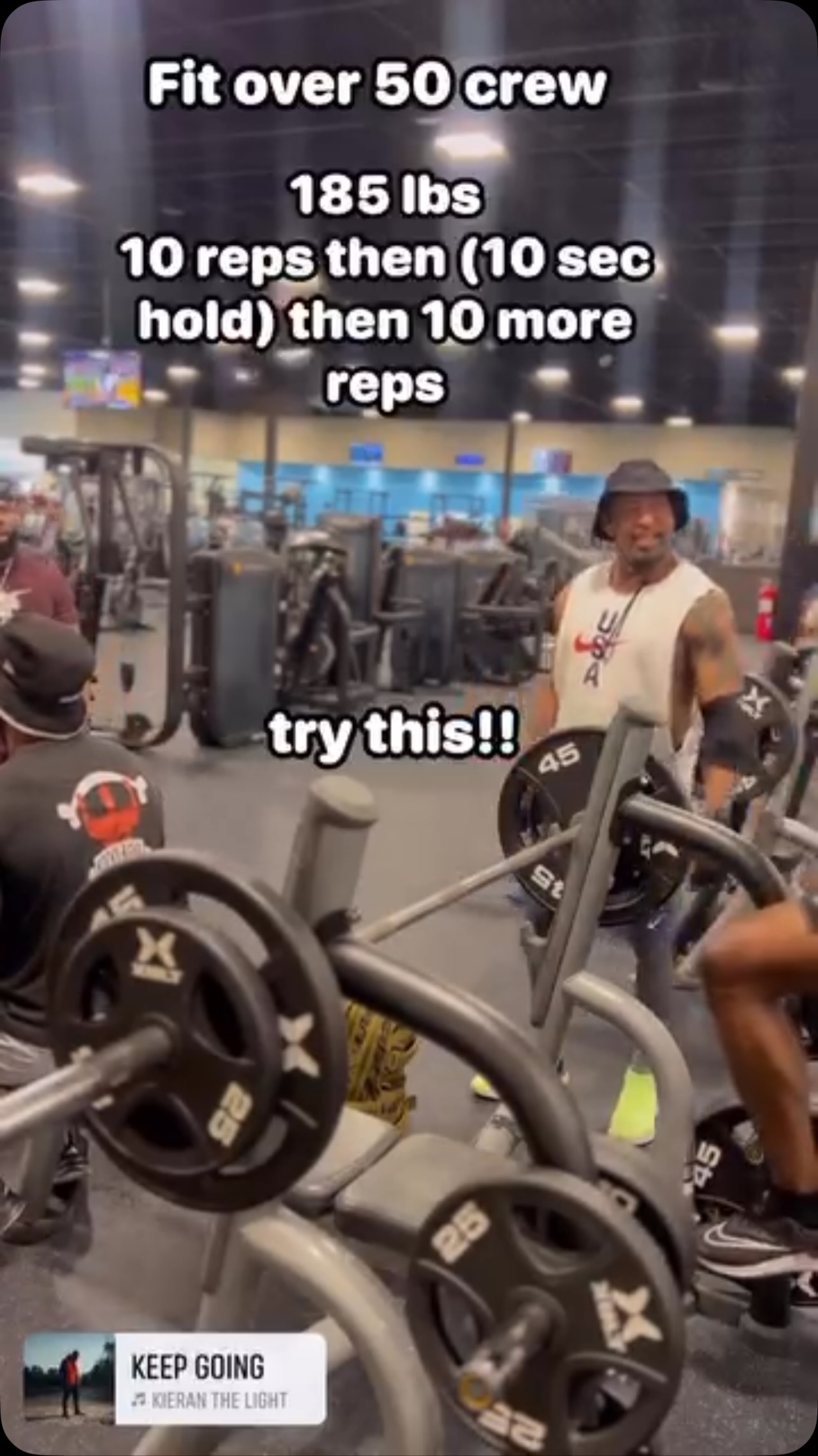 50 crew has a Challenge for you!!🫵🏾😎 Do it and tag 🏷️ us!!! 🦍
#fitness #gymmotivation #benchpress #fitover50 #fitdad #benchpresschallenge #olddognewtricks #sixpacksandfitbacks #reels