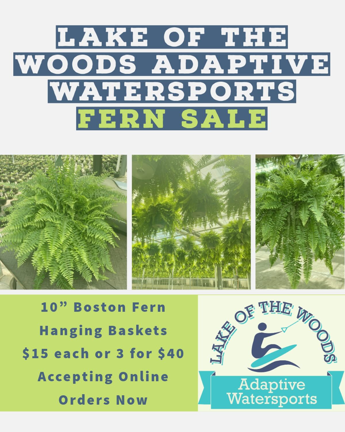 It’s that time of year again! Check the link in our bio for our fern order form! We are ONLY accepting online orders this year so be sure to sign up soon!