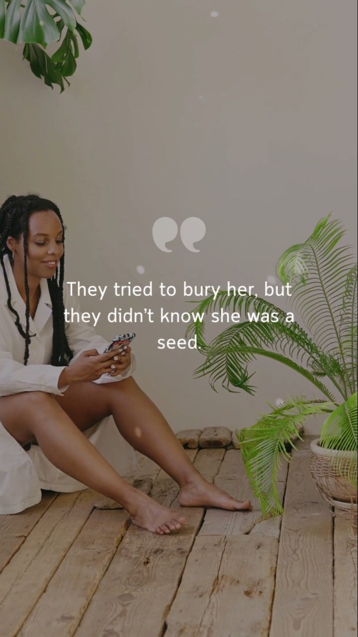Growth comes from the darkest places. 🌱 #RiseStronger