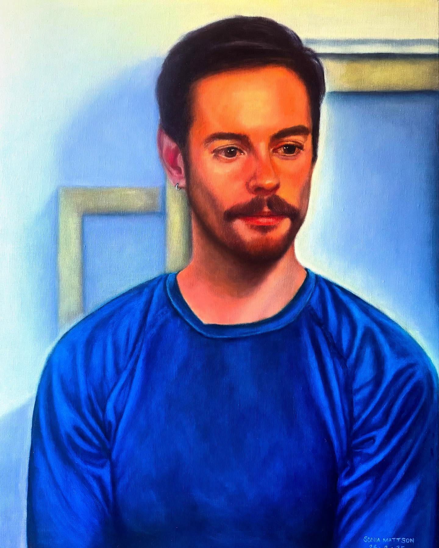 ‘This is not Liam Nunan’ water miscible oil on linen. My portrait of the very talented artist, liam_nunan and Archibald 2025 entry. #archibald #archibald2025 #archibaldprize #portrait #portraits #portrait_vision #ArtCollector #FineArtCollector
#ArtCollection #ArtLovers