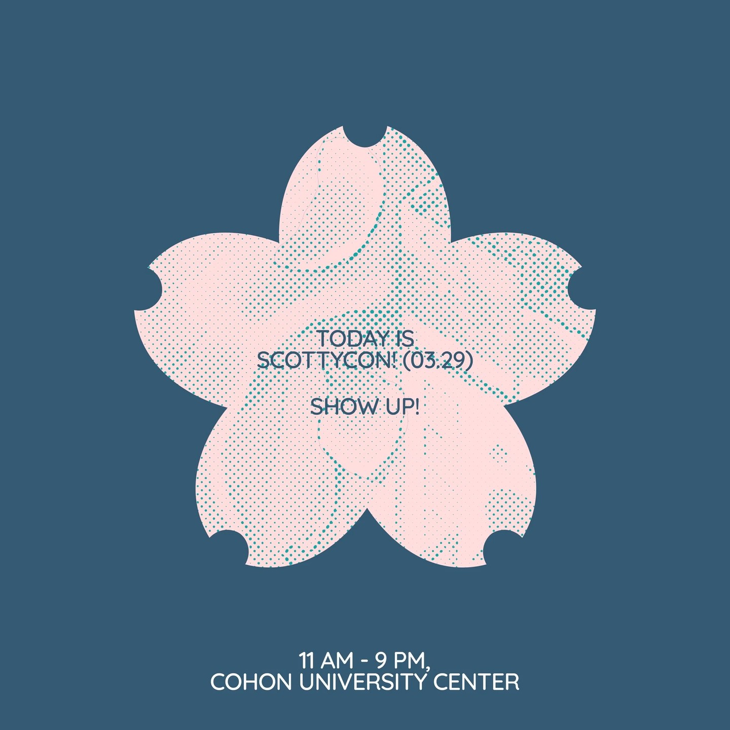 Today is ScottyCon!
Plan out your day using the ScottyCon web app: https://scottycon-guide.com
Notifications will be pushed to the web app for any scheduling changes.