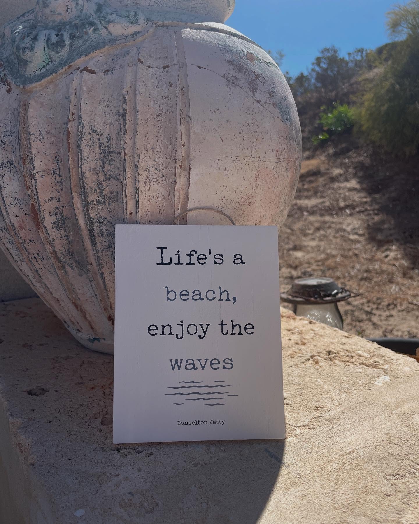 These happy and carefree signs, heading down to Busselton Jetty 🐬🌊⛵️ LOVE 💙