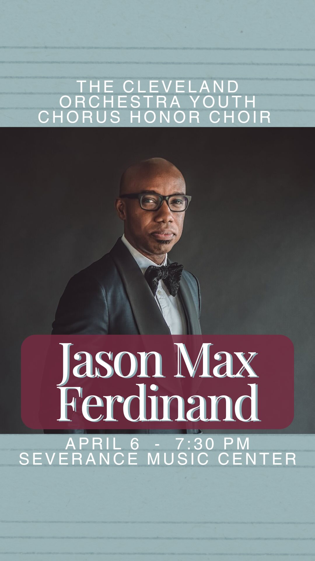 Join COYC for their final concert of their 24-25 season this Sunday, April 6th at 7:30 pm at Severance Music Center. 🎶
They will be joined by over 100 students that were nominated by their HS directors for a beautiful program conducted by @jmaxferdinand!
Tickets are FREE! Reserve your ticket at the link in our bio.