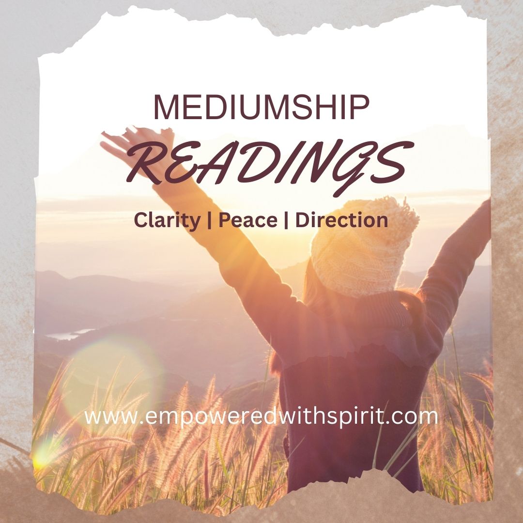 A mediumship reading can serve as a valuable tool for those seeking insight and understanding in their life. It can provide individuals with the opportunity to explore personal experiences more deeply, fostering a greater awareness of themselves and their circumstances. During a reading, you may discover newfound clarity and direction, which can guide you toward a more fulfilling path.
Having a mediumship reading can provide insights that can lead to significant changes, enhancing your understanding of life and its many experiences.
.
Bookings available at;
https://www.empoweredwithspirit.com/mediumshipreadings
.
#mediumship #readings #mediumshipreadings #medium #spirituality #spirit #love #spiritualawakening #healing #spiritual #meditation #intuitive #spiritguides #mediumsofinstagram #intuition #spirits #energy #lightworker #clairvoyantguide #mediumshipdevelopment #spiritualism #wisdom