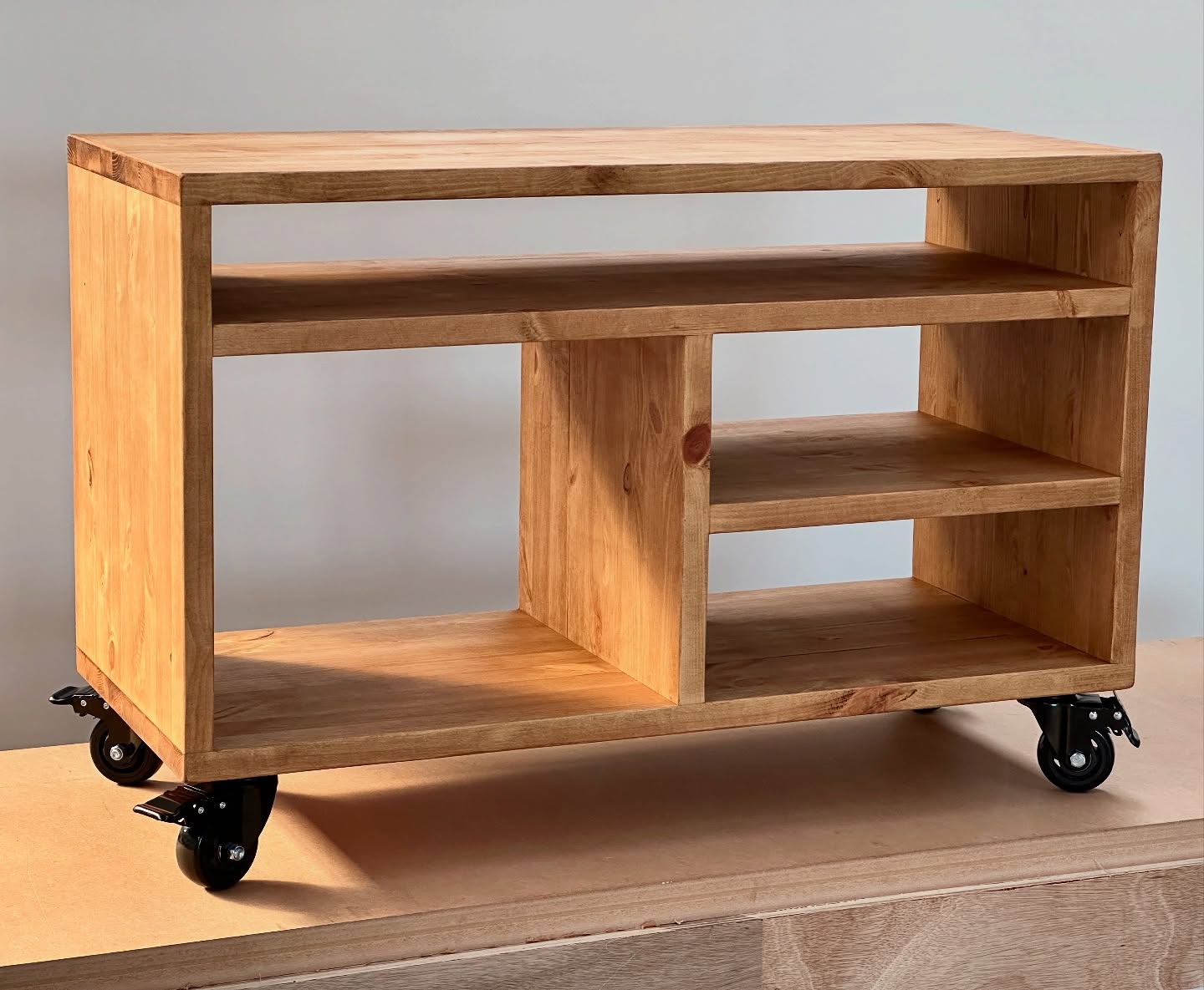 Latest delivery of our popular Alder vinyl record storage unit. This time fitted with castors! Now available through our website.