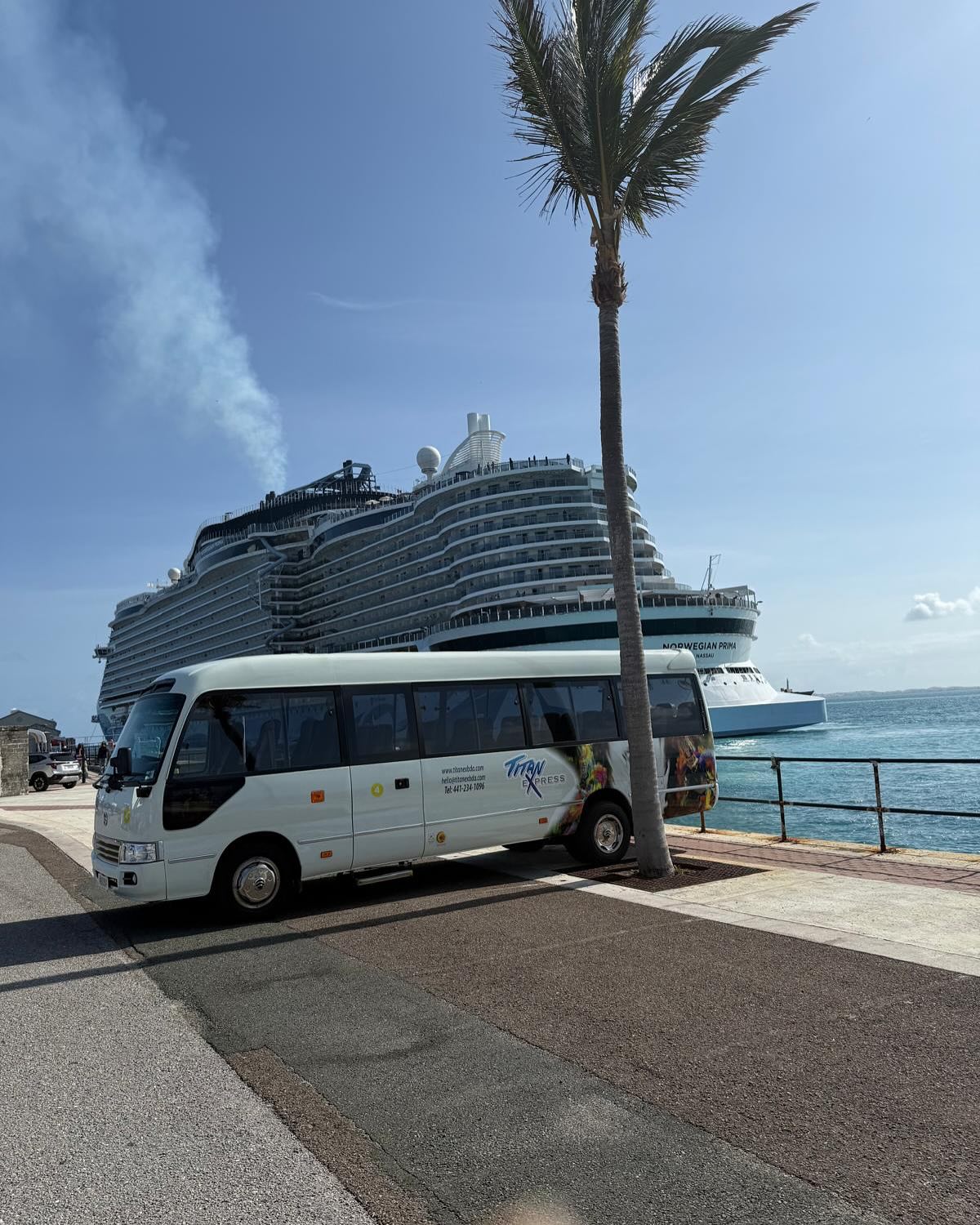 We’re back to the start of the 2025 cruiseship tourism season in Bermuda and we’re ready and looking forward to another exciting year with visitors to our shores and sharing our beautiful island.
If you need group transport or tours, book us:
Titan Express Ltd
W: www.titanexbda.com
E: hello@titanexbda.com
WhatsApp: (441) 501-2974
Phone:(441) 234-1096
#Bermuda #bermudatourism #bermudatours #bermudatransport #bermudaful #bermudaweddings #bermudatransportservices #bermudacruises #Bermudacruises2025 #btainsights