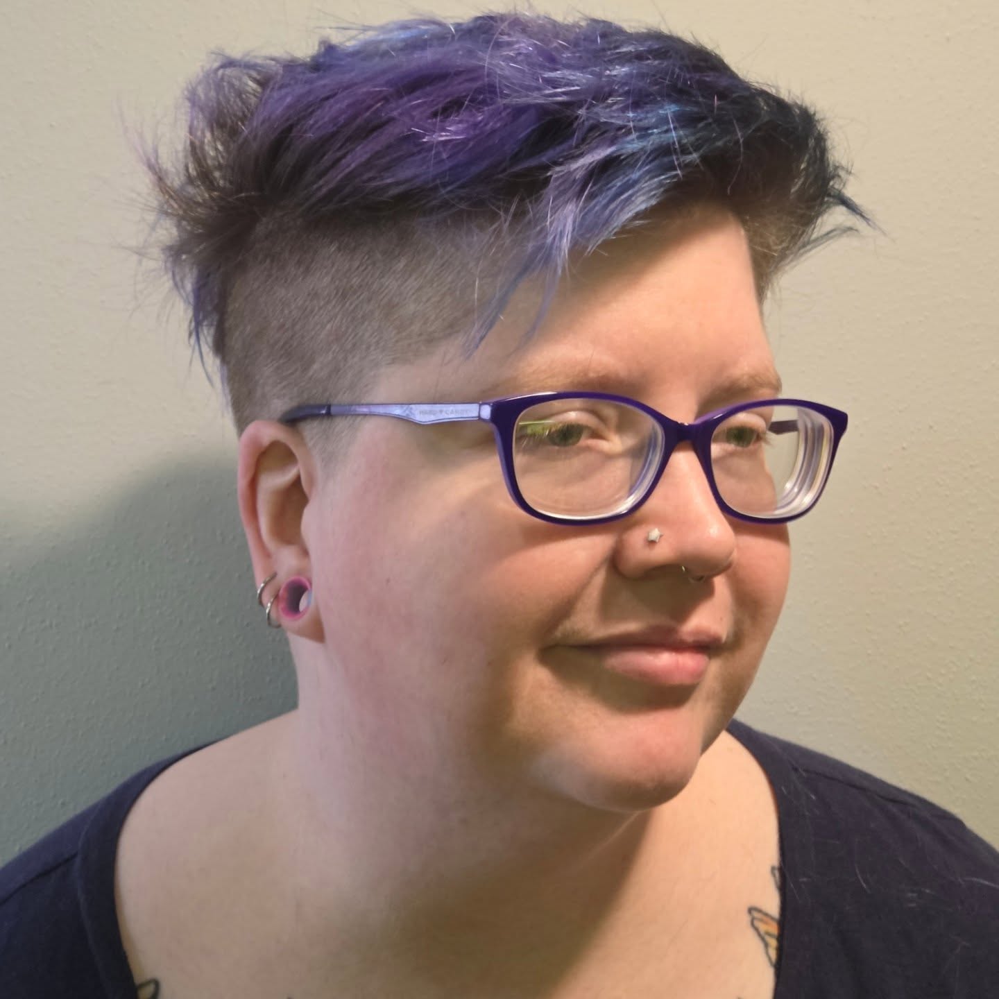 ##Funhair #bluehair💙 #Springhair #madisonwisconsin #Fabulous hair
#Sassy #purplehair💜 #Havefun
#Life #Midwest #Weknowhowtohavefun