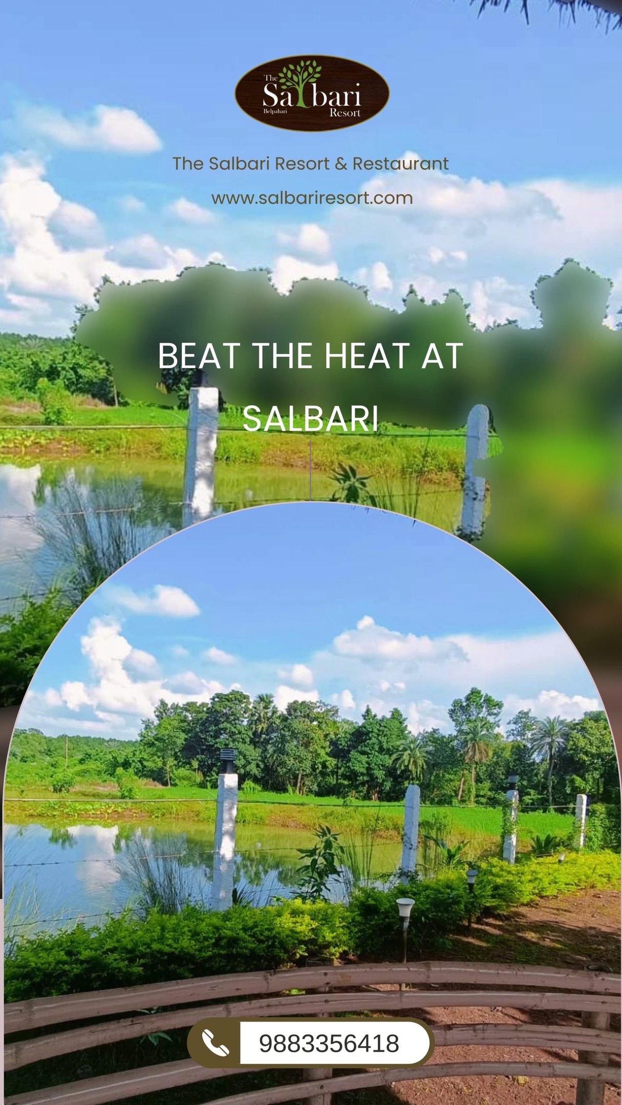 ☀️ Beat the Heat at Salbari! 🌿
Escape the summer sun and step into nature’s cool embrace. Refresh by the pool, relax in our mud cottages, and enjoy delicious chilled drinks surrounded by serene forests.
Your perfect summer retreat awaits! 🌳✨
#BeatTheHeat #SummerEscape #SalbariResort #ForestRetreat #NatureGetaway #CoolDownNaturally #BelpahariStay #ResortInJungle #EcoRetreat #SalbariExperience
