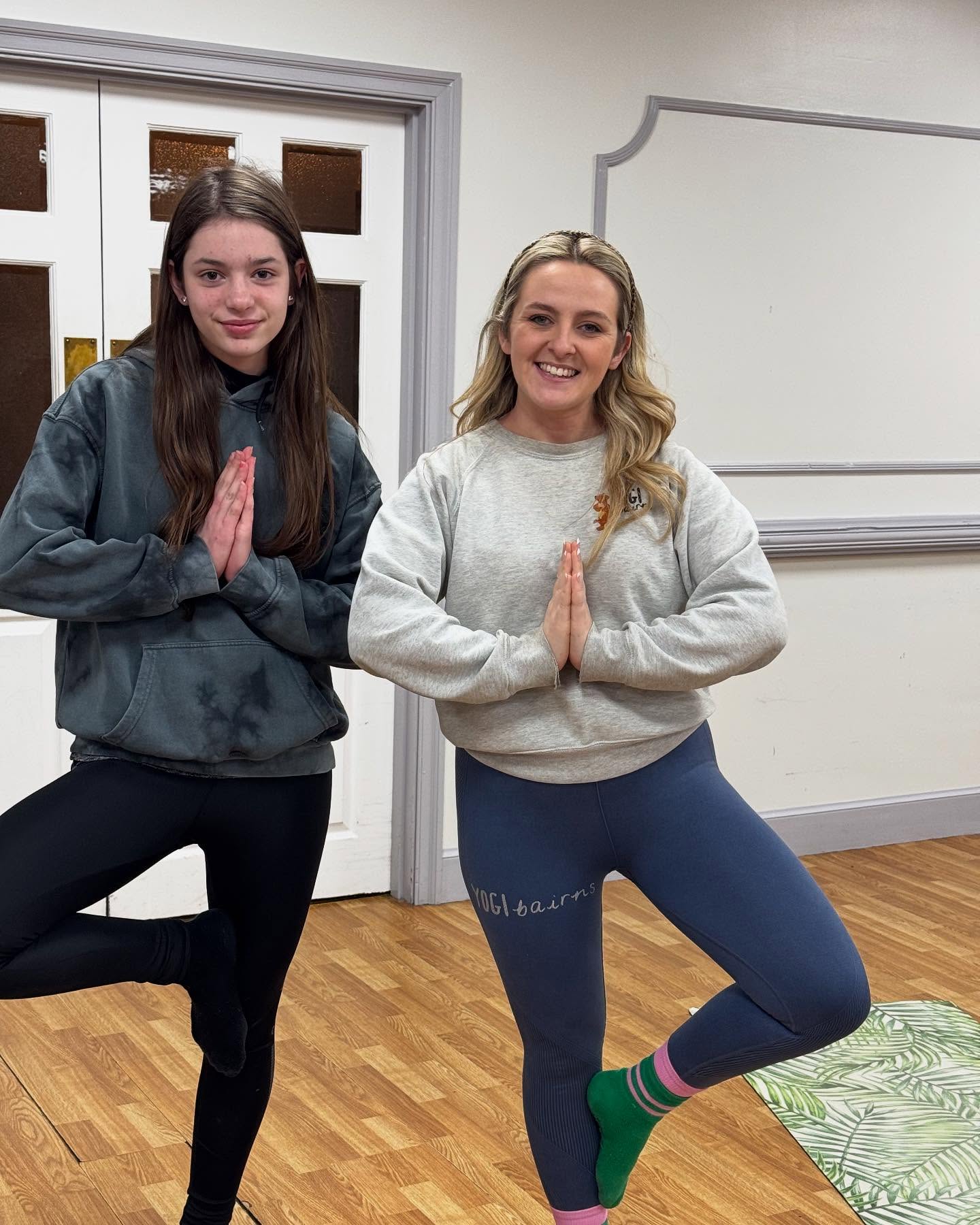 📣 lil shout out ✨
This here is our lovely Nicole, who has been coming along to yoga with me since 2019 (Scroll to see teeny Nicole 🥰). She has been, and continues to be, an absolute joy to have in class. I have loved watching her form strong friendships within the class, grow in confidence—but most of all, I have loved watching her become a wonderfully kind young girl.
I wanted to take a moment to give her a special shout out because Nicole is now joining MYB on our Tuesday sessions as a volunteer whilst she completes her Duke of Edinburgh award. She’s been coming along for a couple of weeks now, and the children are loving having her in class. She has already been such a great help! Nicole will be with our Tuesday group for the next few months, and I wanted to introduce her to you all.
Parents, if you see Nicole around, feel free to say hello! We know she’s going to do an amazing job supporting our little yogis.
And Nicole, I’m so proud of you and can’t wait to see you continue to grow in this role. Thank you for all your help already—we appreciate you!
🐻🧘🏼♀️💗✨