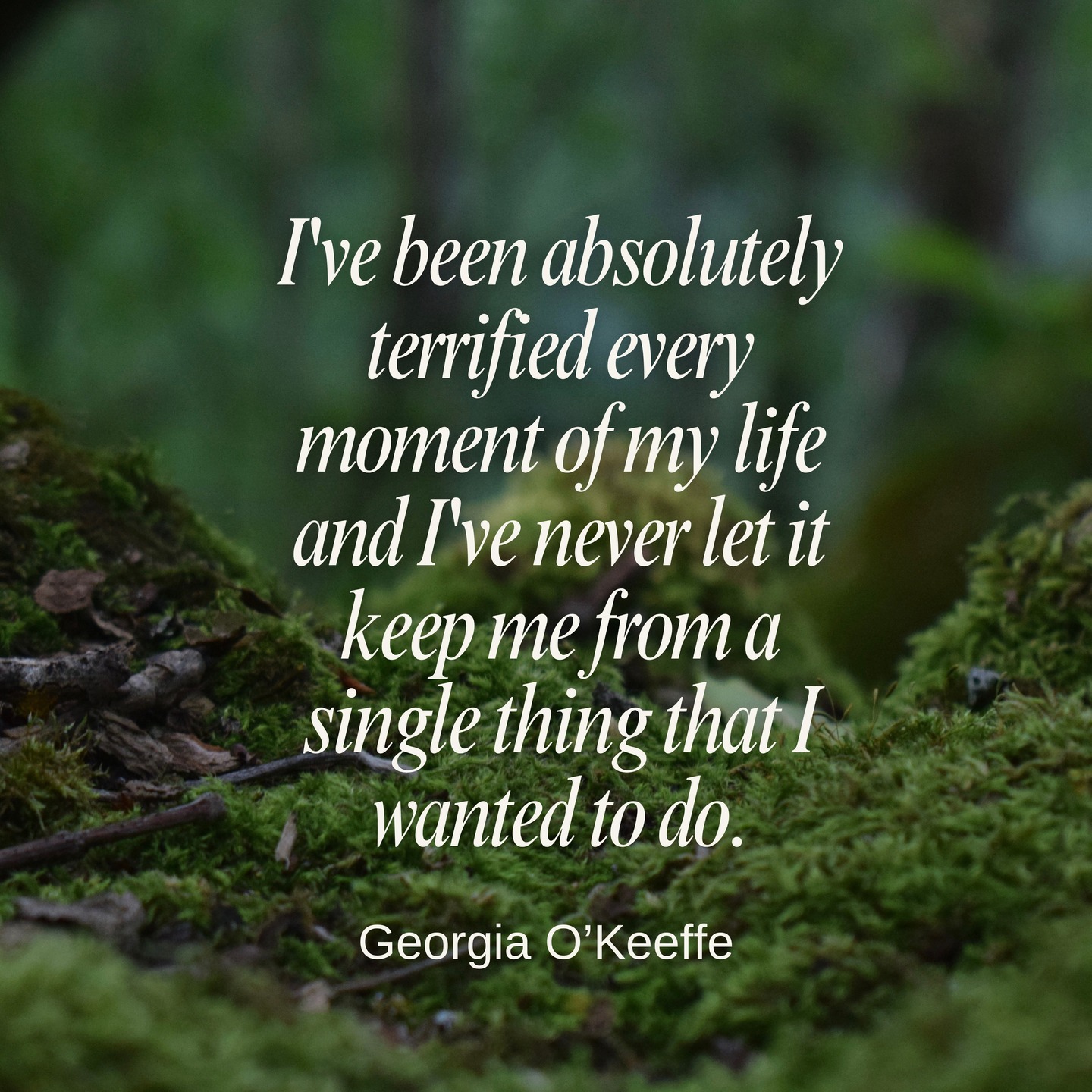 a little wisdom from one of my favorite artists ❤️
#georgiaokeeffe #therapy #erp #acttherapy #mentalhealthquotes