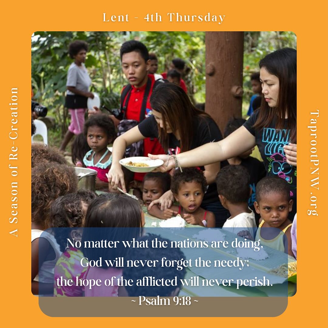 Notes of nurture for Thursday and Friday of Lent, week 4. Plus a visual reminder of our gathering this Sunday at 4:30. Join us this weekend for soup, seeds and singing together at the Edwardâs Lodge at Camp Magruder!
#taprootpnw #Lent2025 #nurtureyourspirit #connectwithnature