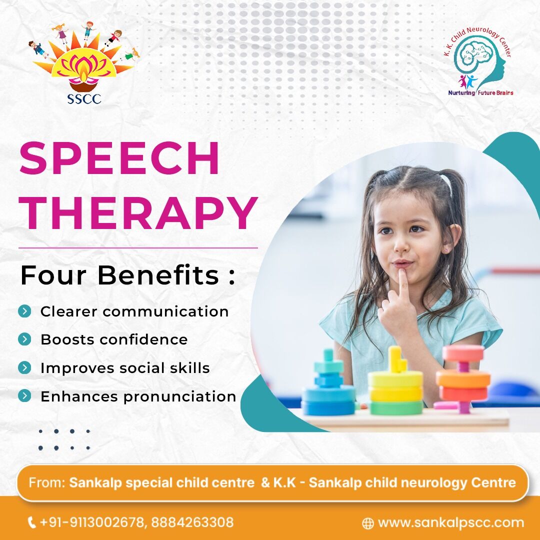 π£οΈ Unlock the Power of Communication with Speech Therapy! π€β¨
Speech therapy helps children build confidence, improve social skills, and express themselves more clearly. Whether it's enhancing pronunciation or fostering clearer communication, the right support can make all the difference! π§π¬π
π Benefits of Speech Therapy:
β
Clearer communication π£οΈ
β
Boosts confidence πͺ
β
Improves social skills π₯
β
Enhances pronunciation ποΈ
π Visit: Sankalp Special Child Centre & K.K Sankalp Child Neurology Centre
π Call: +91-9113002678, 8884263308
π www.sankalpscc.com
#SpeechTherapy #ChildDevelopment #BoostConfidence #ClearCommunication #SankalpChildCentre